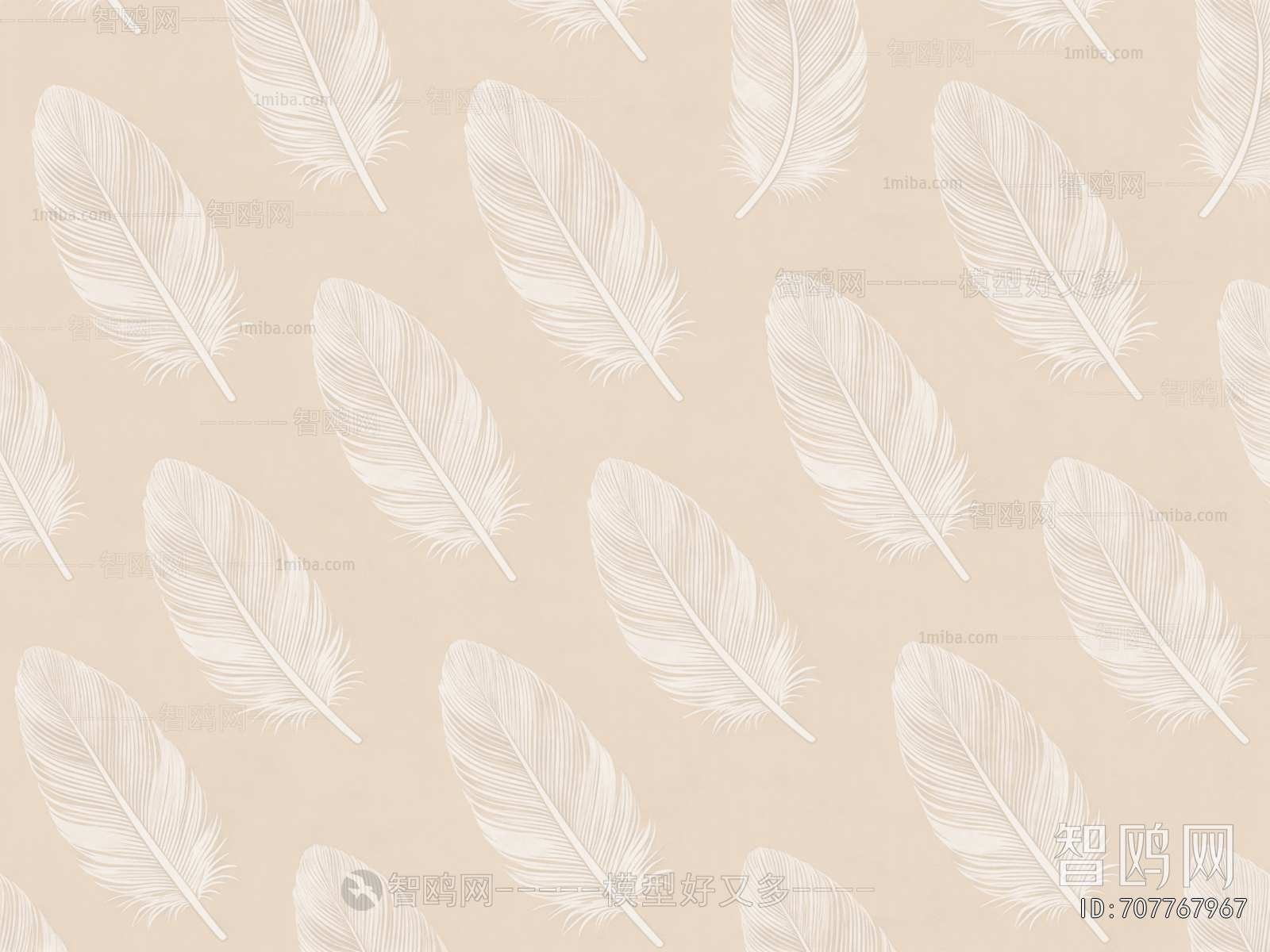 Animal And Plant Pattern Wallpaper