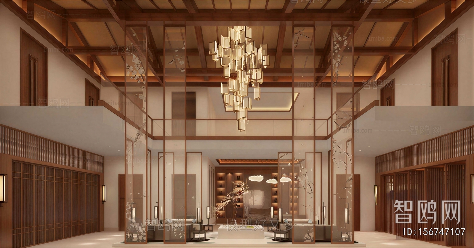 New Chinese Style Lobby Hall