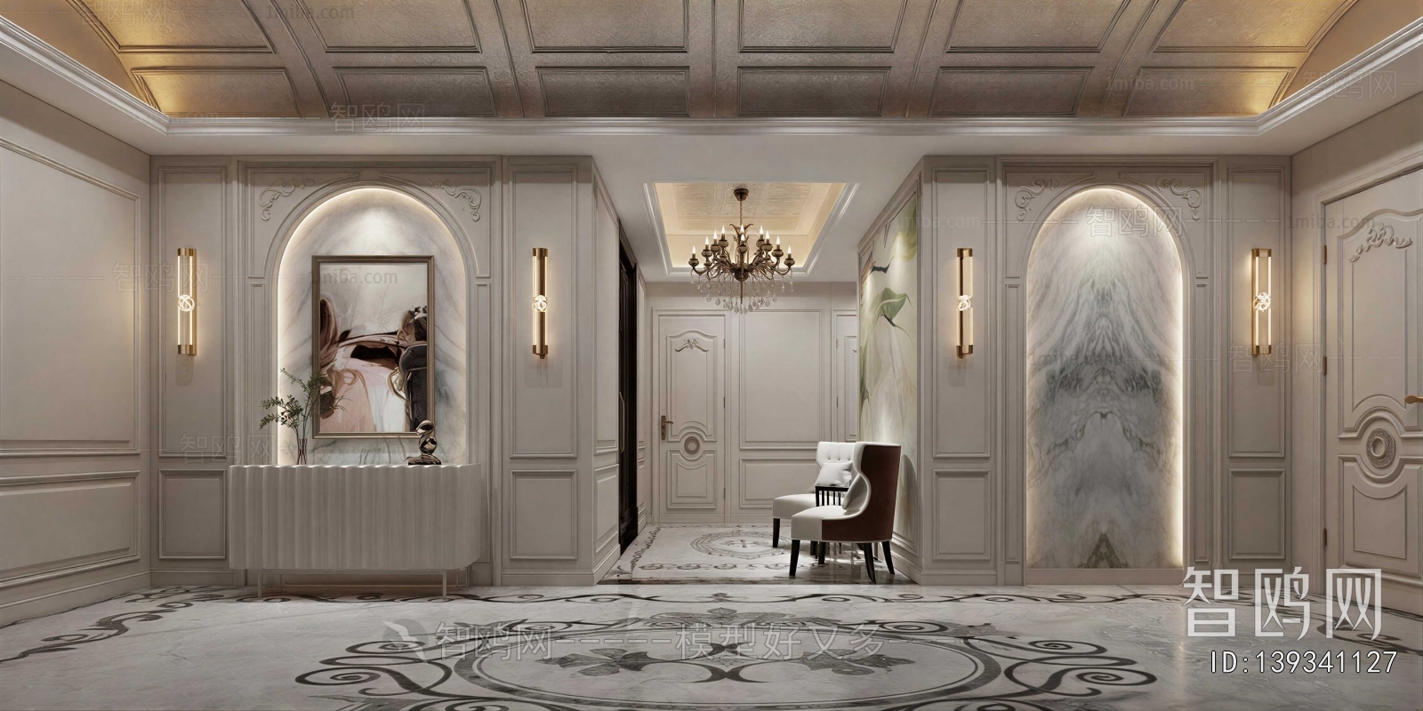 European Style Hallway