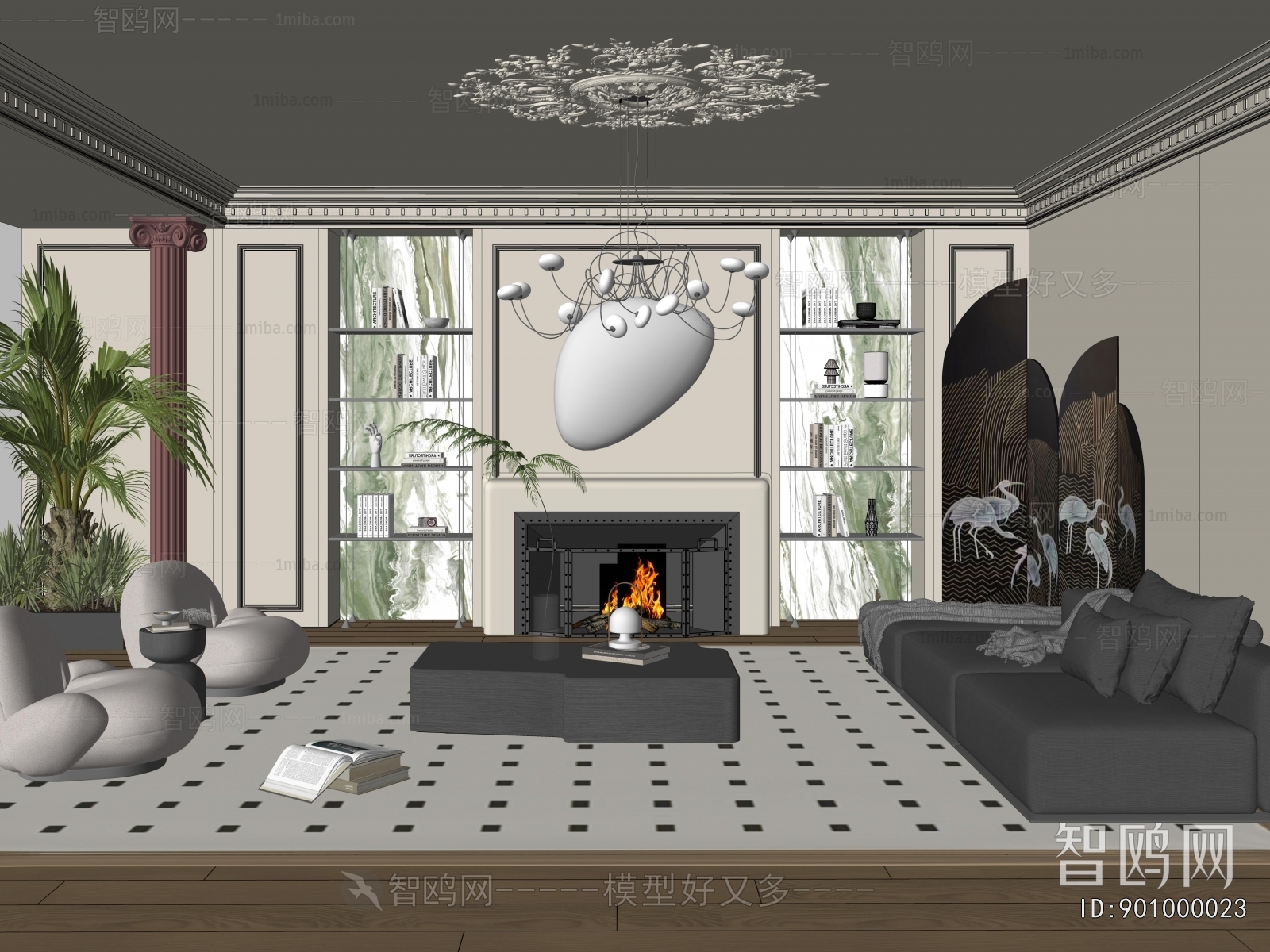 French Style A Living Room
