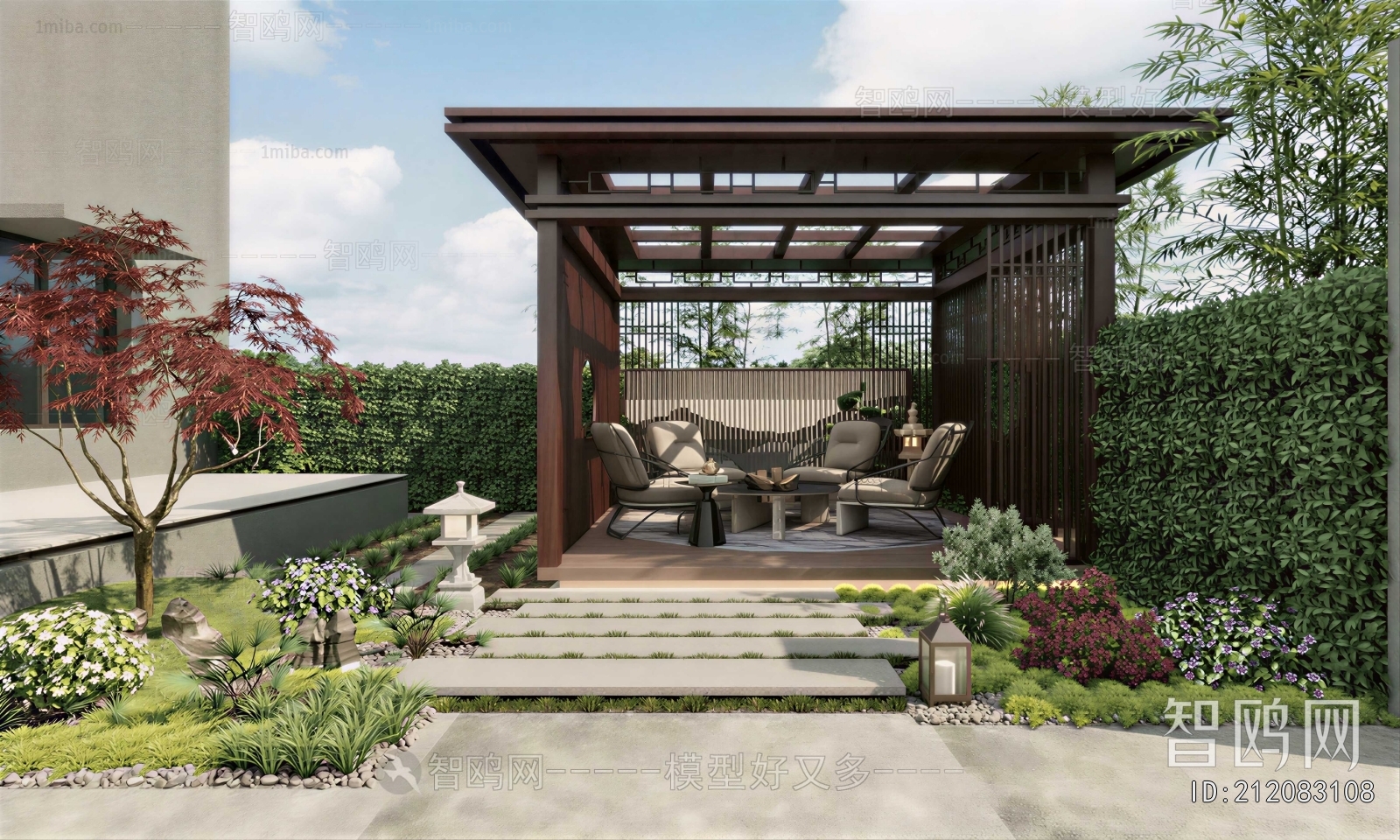 Japanese Style Courtyard/landscape