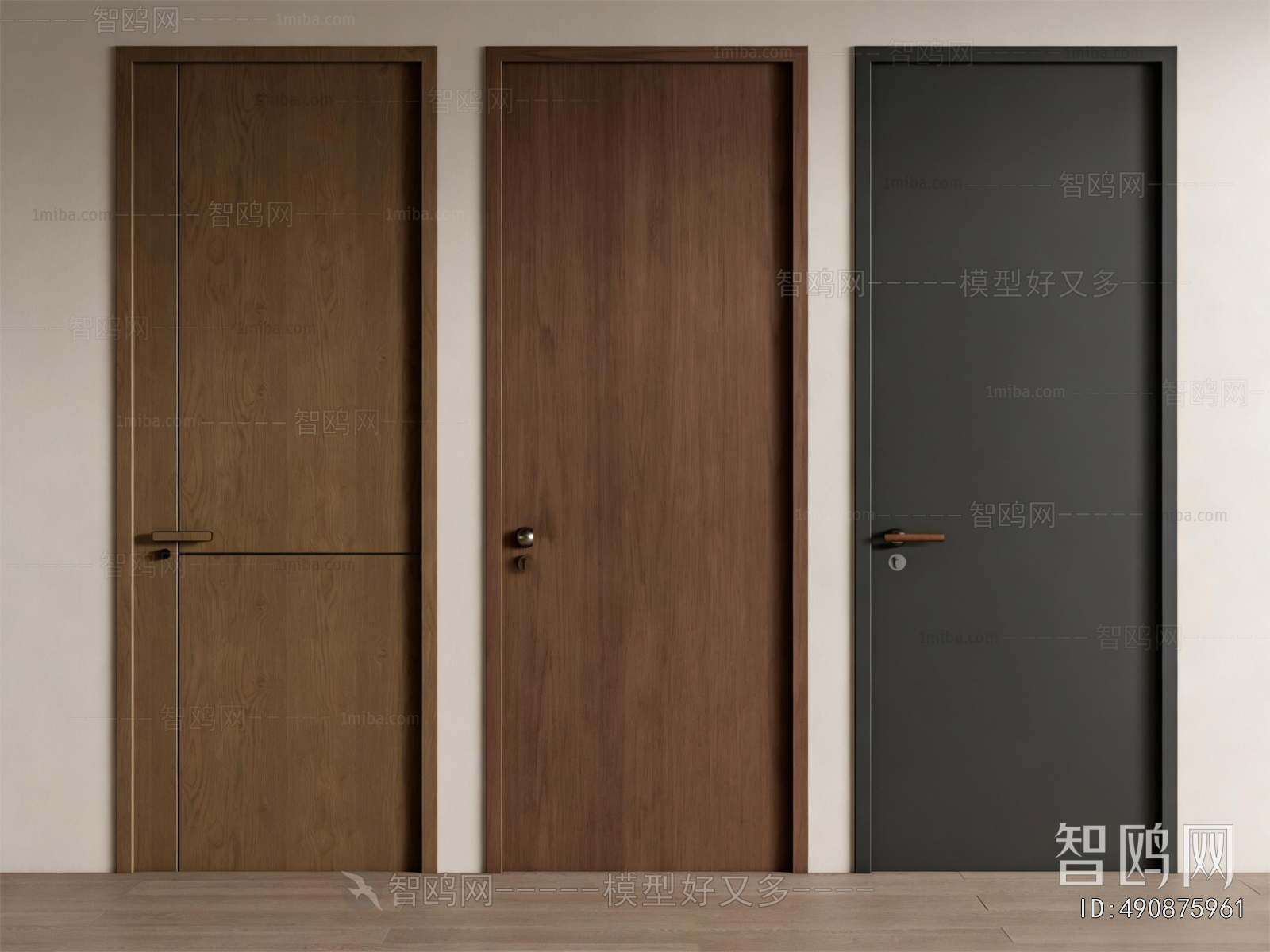 Modern Single Door