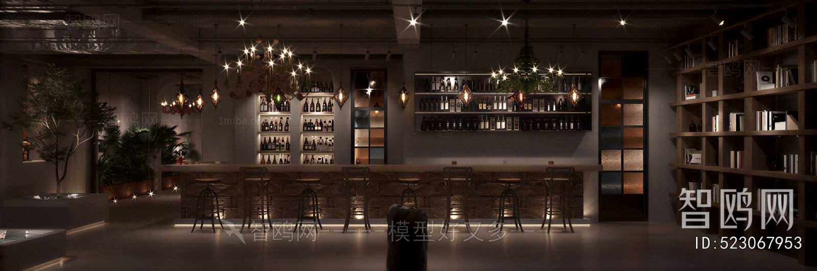 Wabi-sabi Style Bar