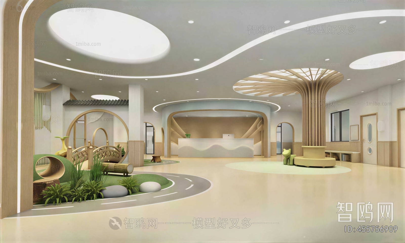 Modern Kindergarten Hall