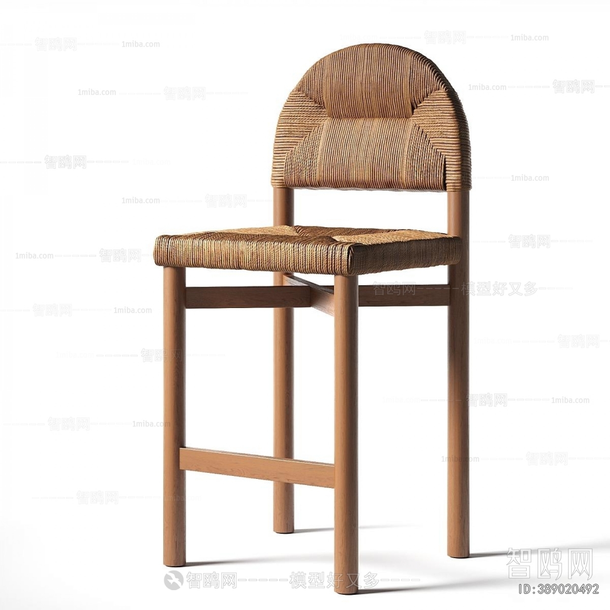 Wabi-sabi Style Bar Chair