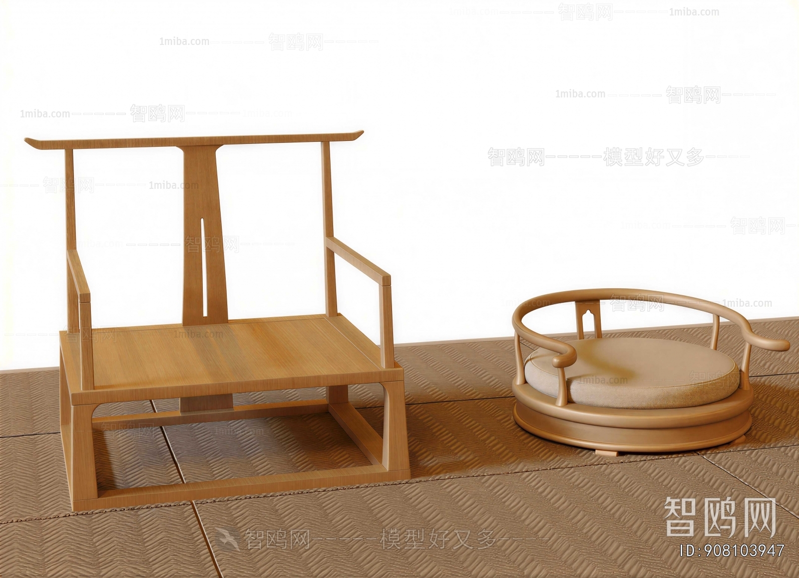 New Chinese Style Lounge Chair