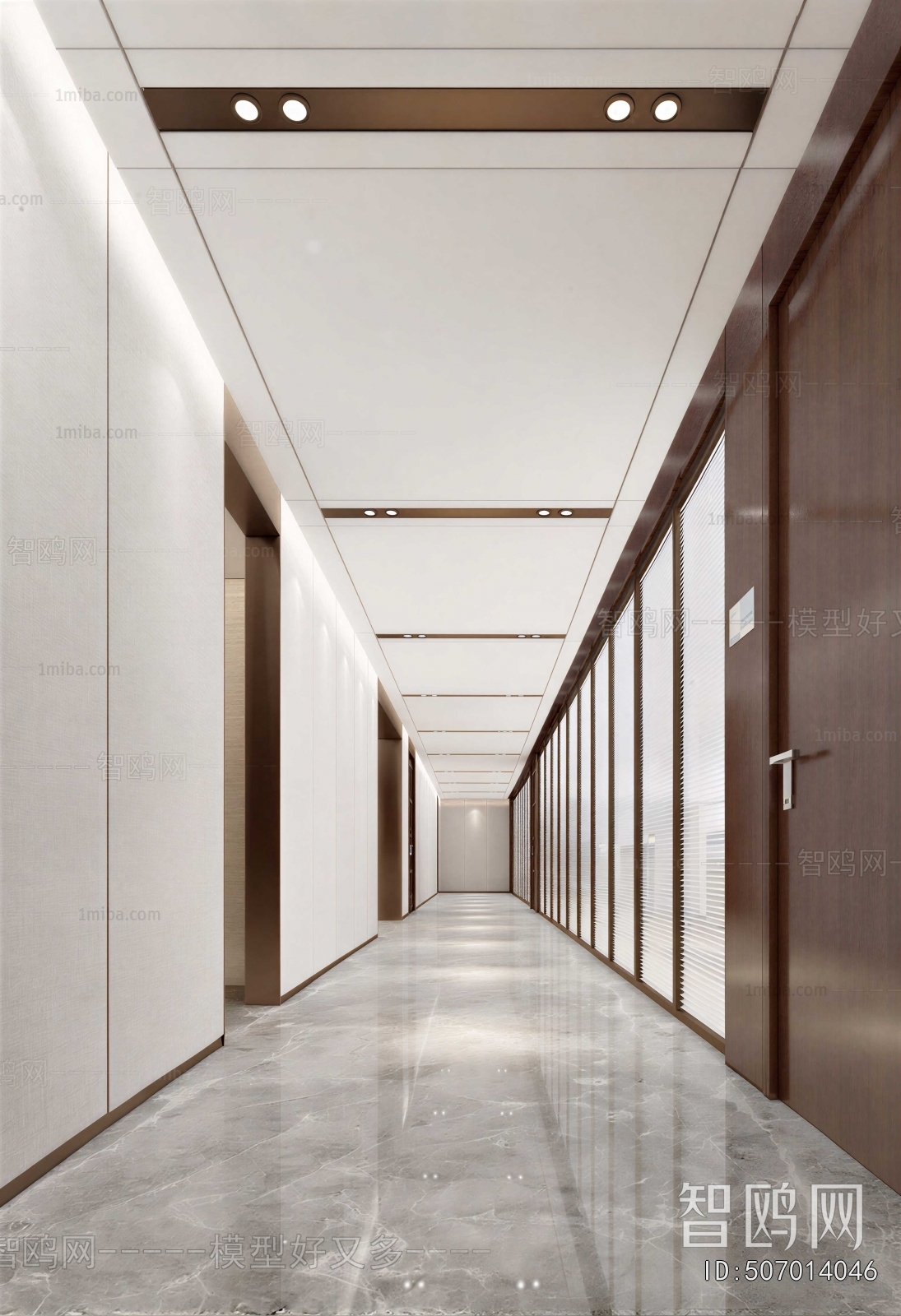 Modern Office Aisle