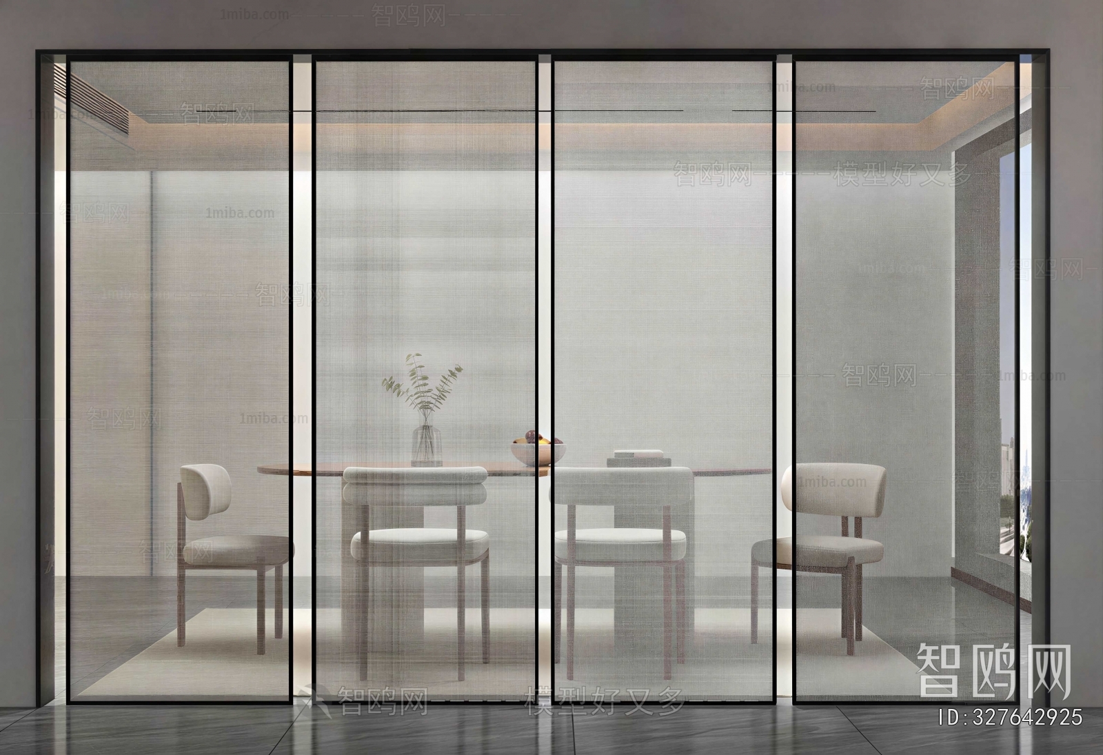 Modern Glass Screen Partition