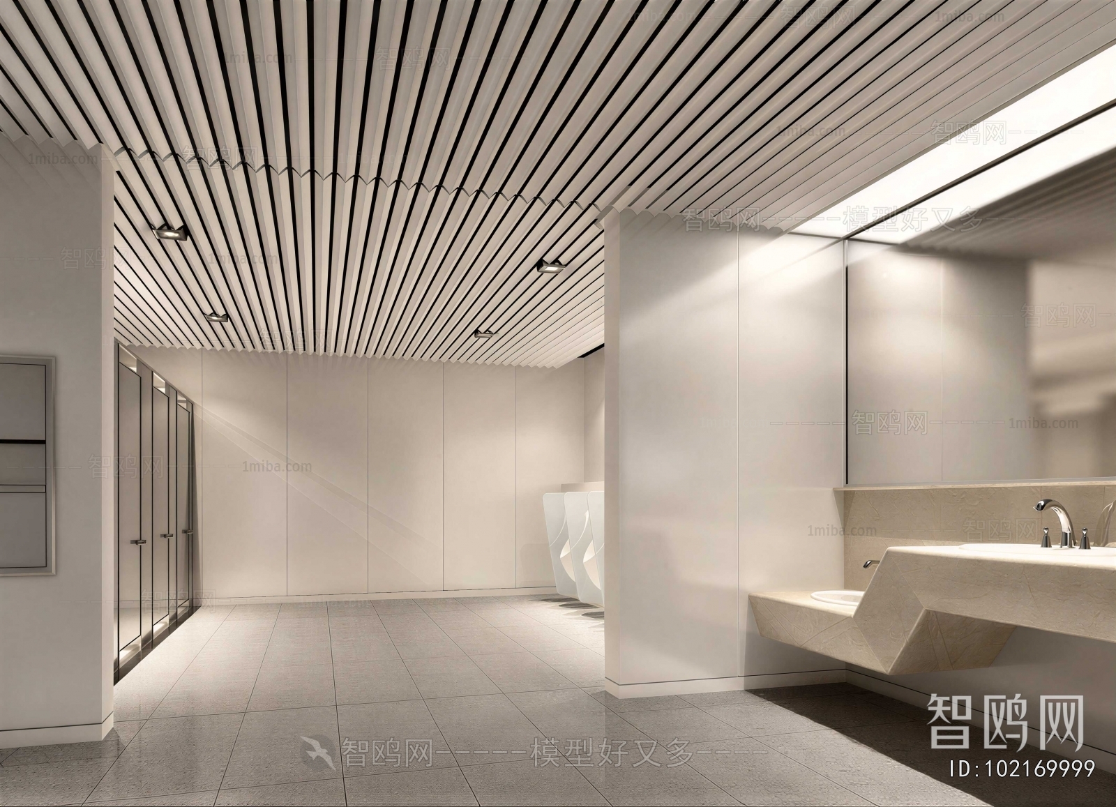 Modern Public Toilet