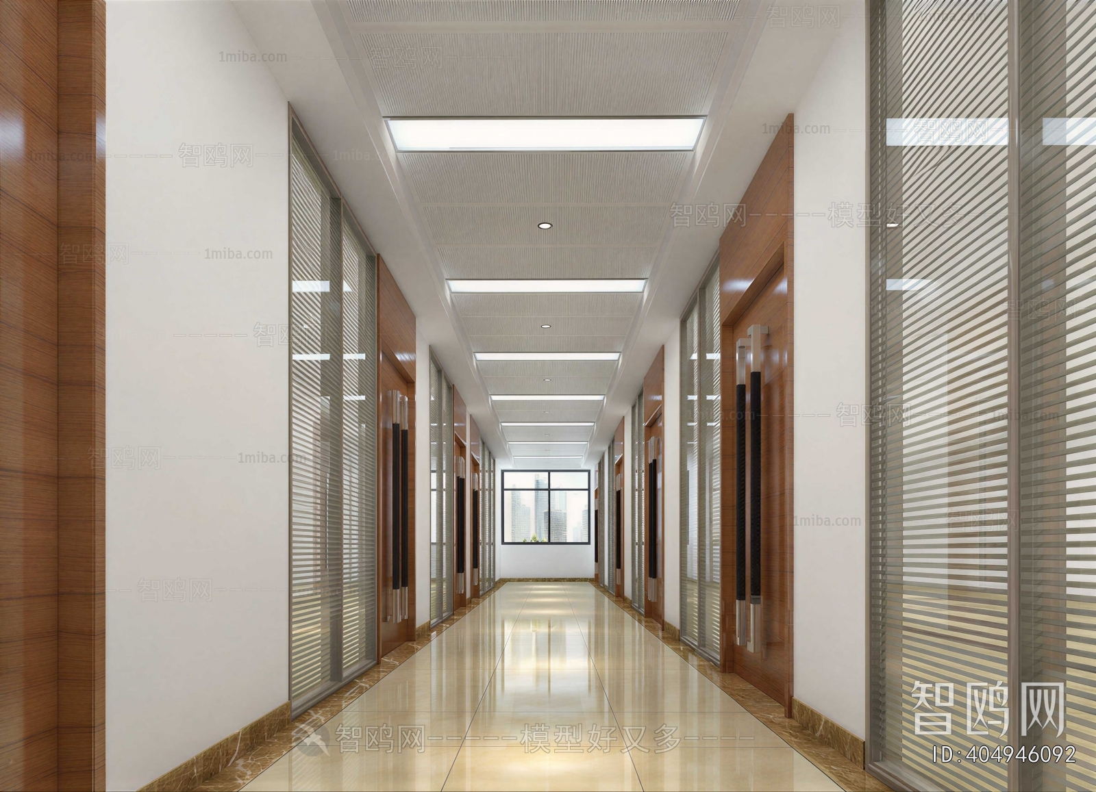 Modern Office Aisle