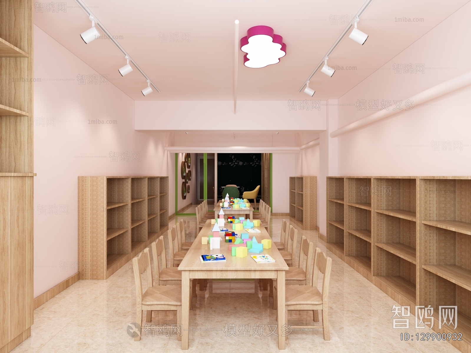 Modern Children's Room Activity Room