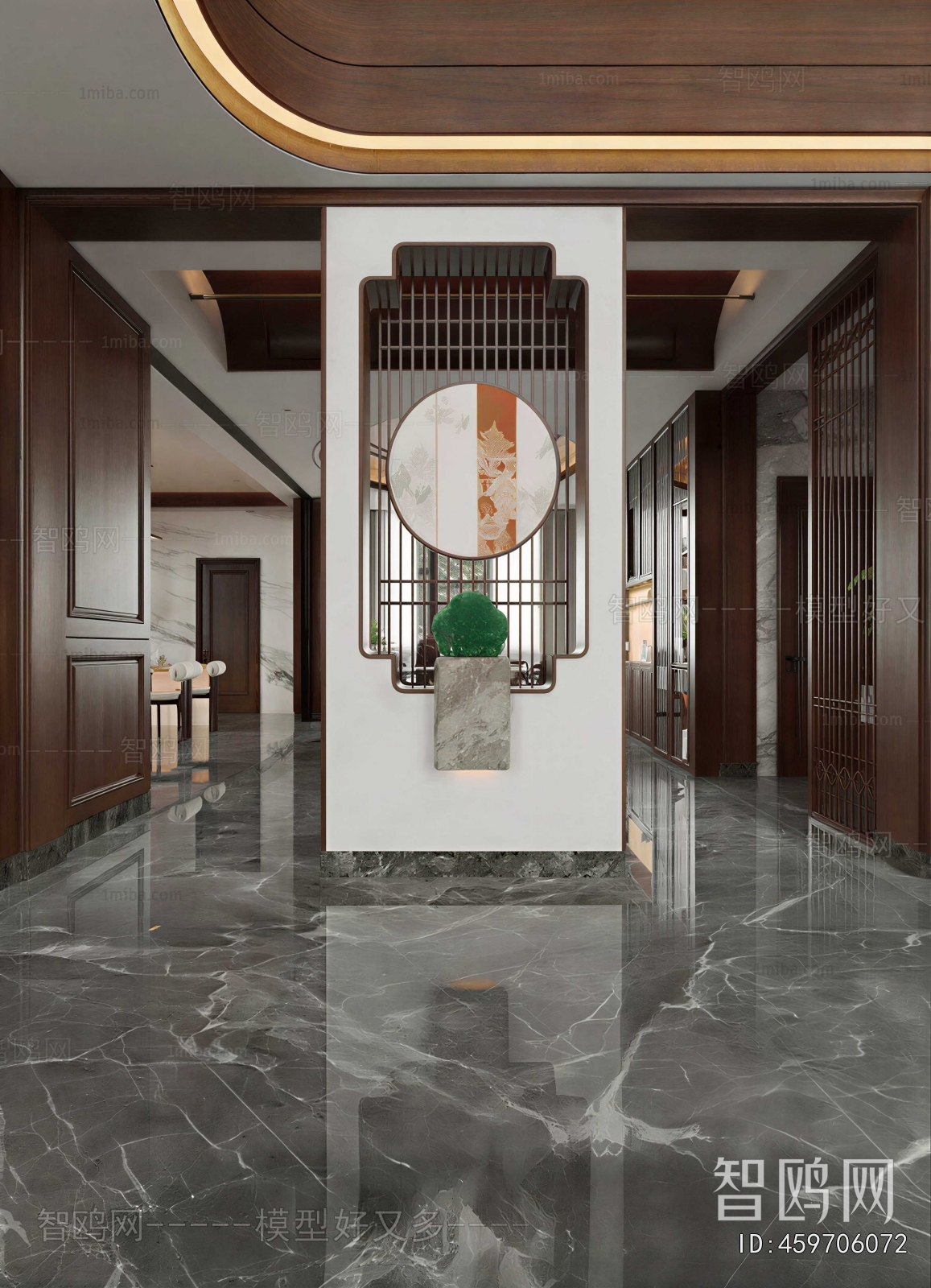 New Chinese Style Hallway