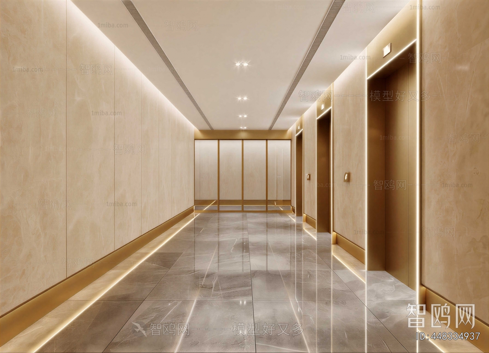 Modern Elevator Hall