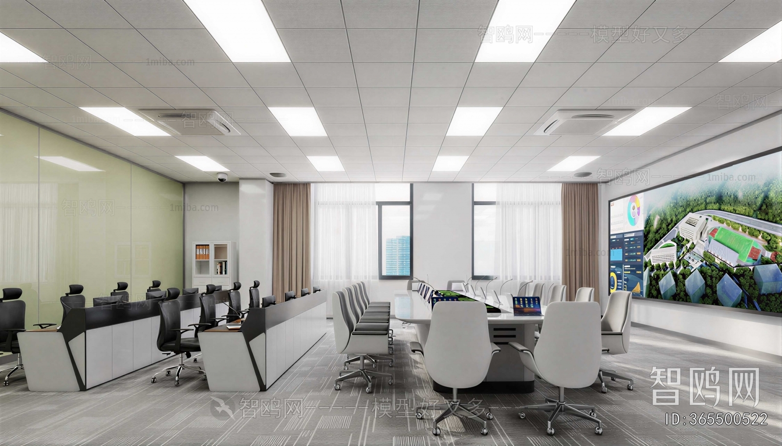 Modern Monitor Room