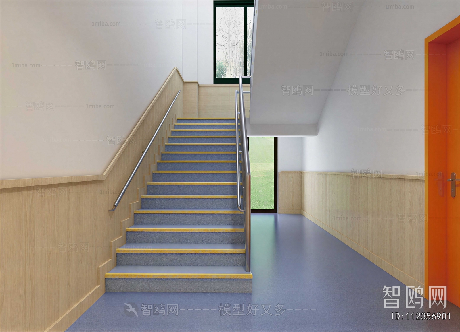 Modern Office Stairwell