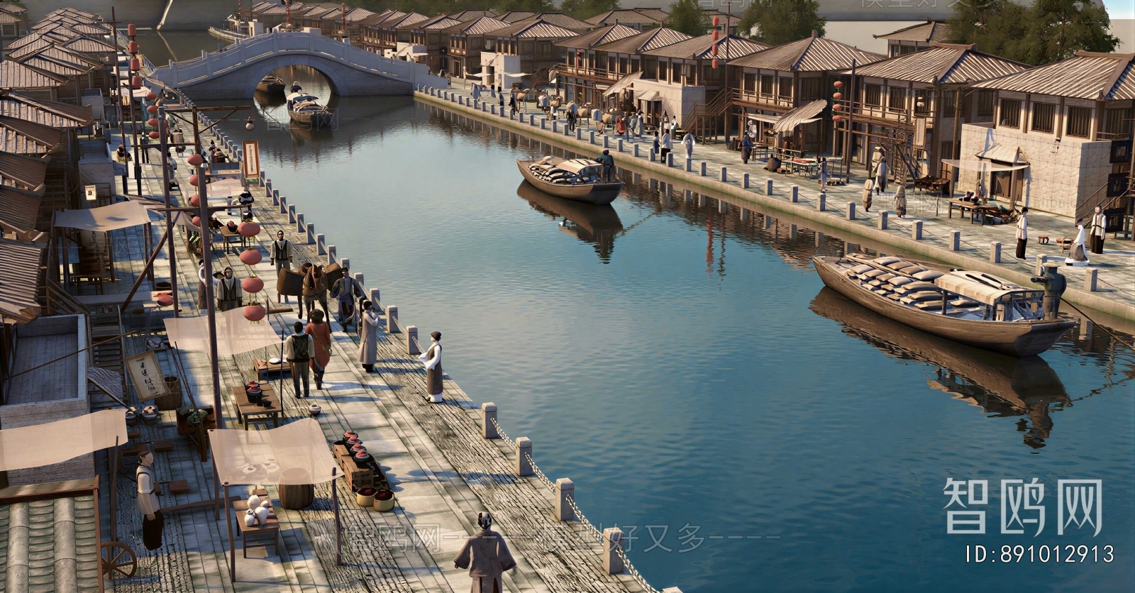 New Chinese Style Commercial Street