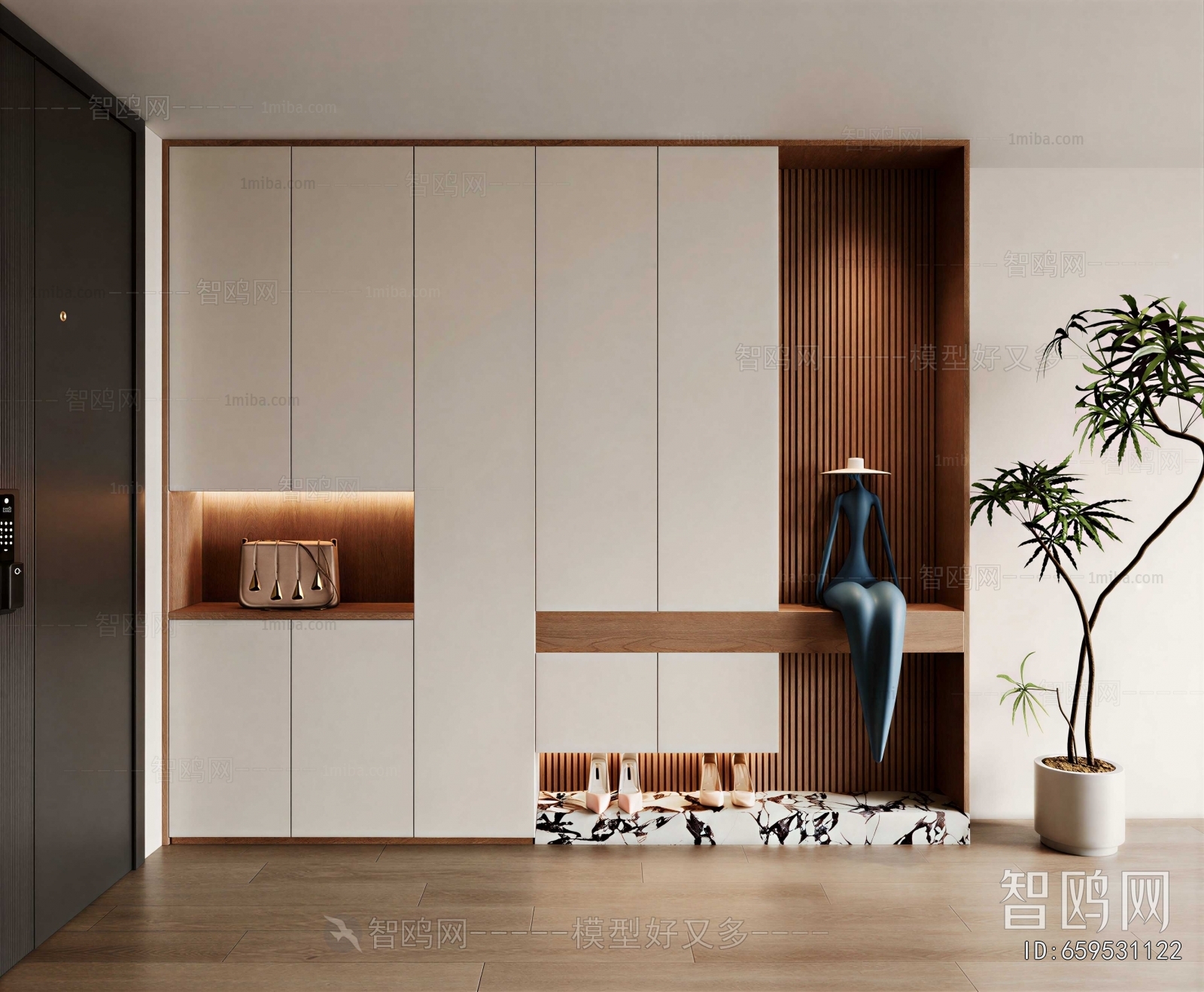 Modern Shoe Cabinet