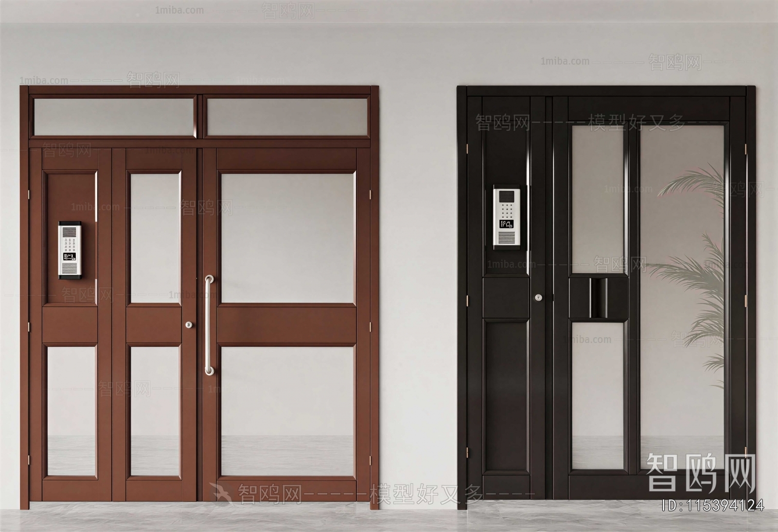 Modern Double Door