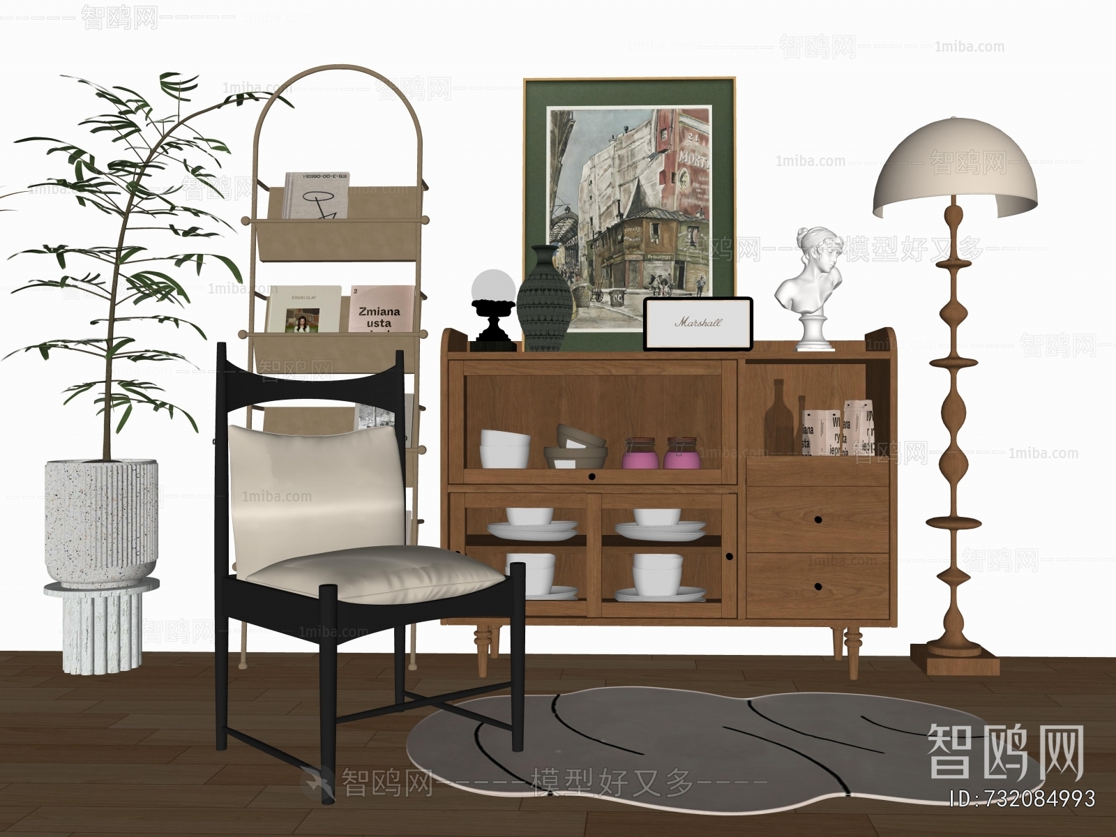 Modern Decorative Cabinet