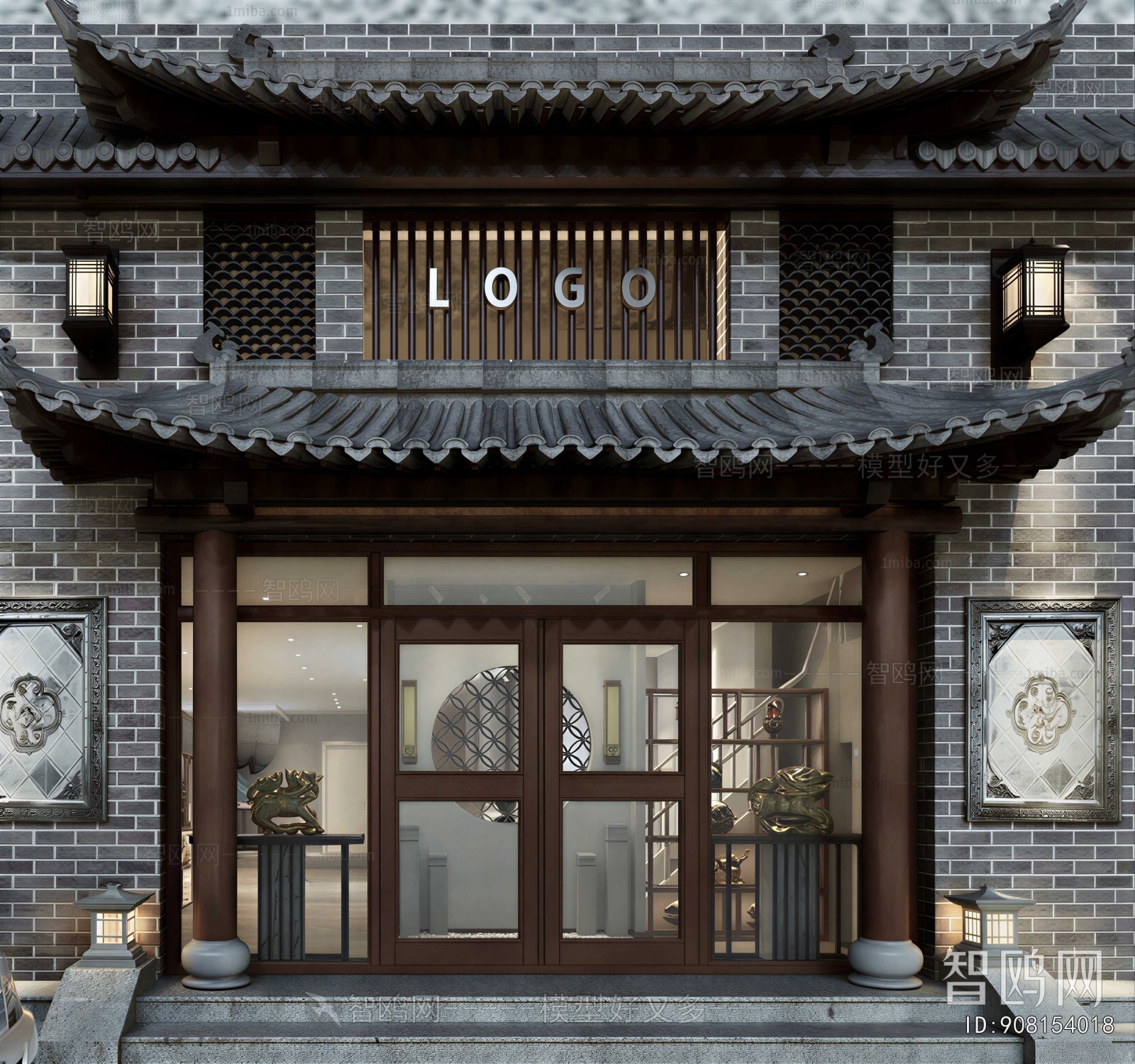 Chinese Style Facade Element
