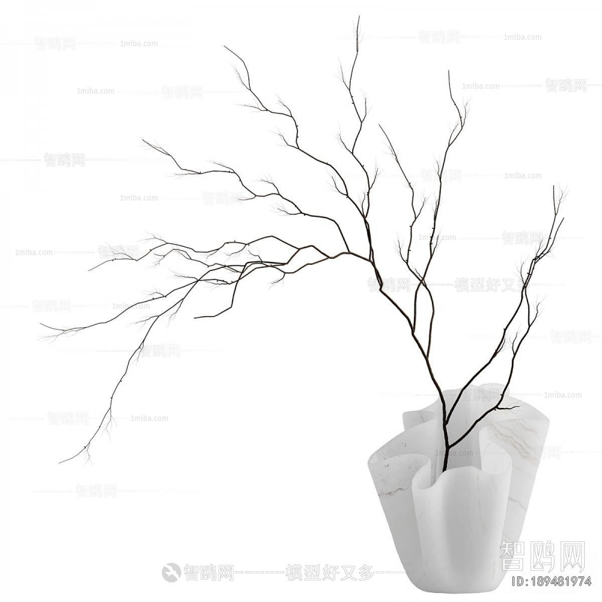 Modern Dried Branch