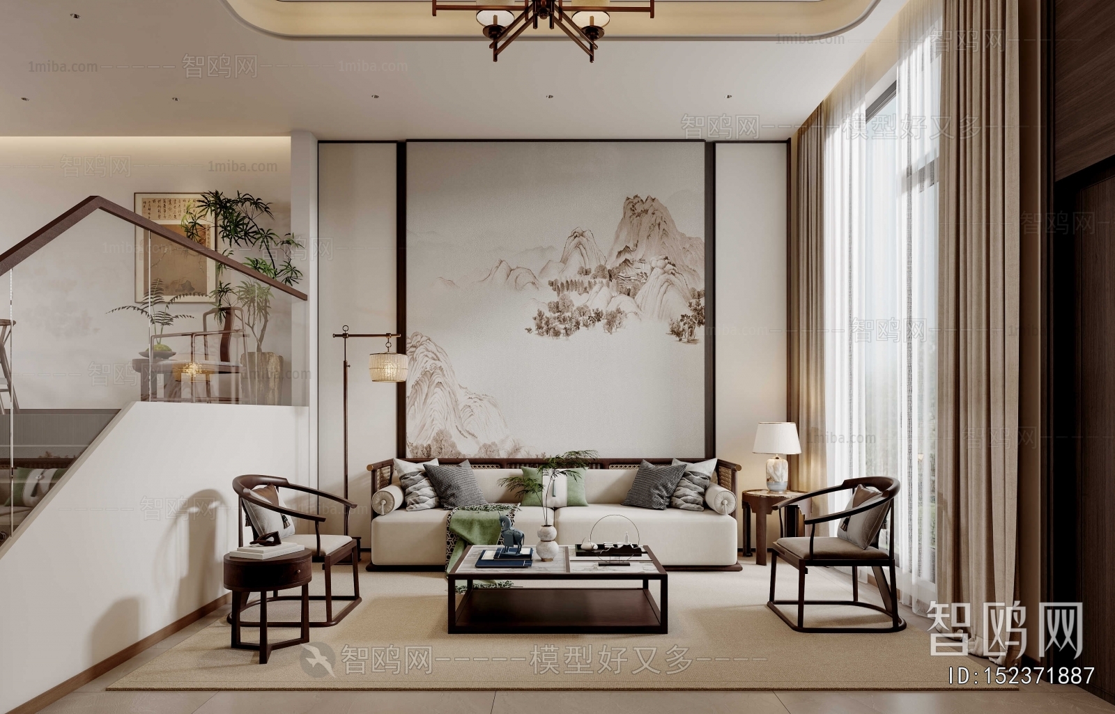 New Chinese Style Dining Room
