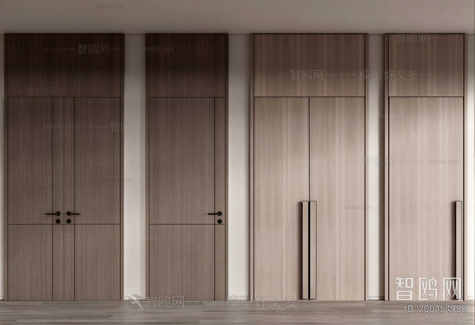 Modern Double Door