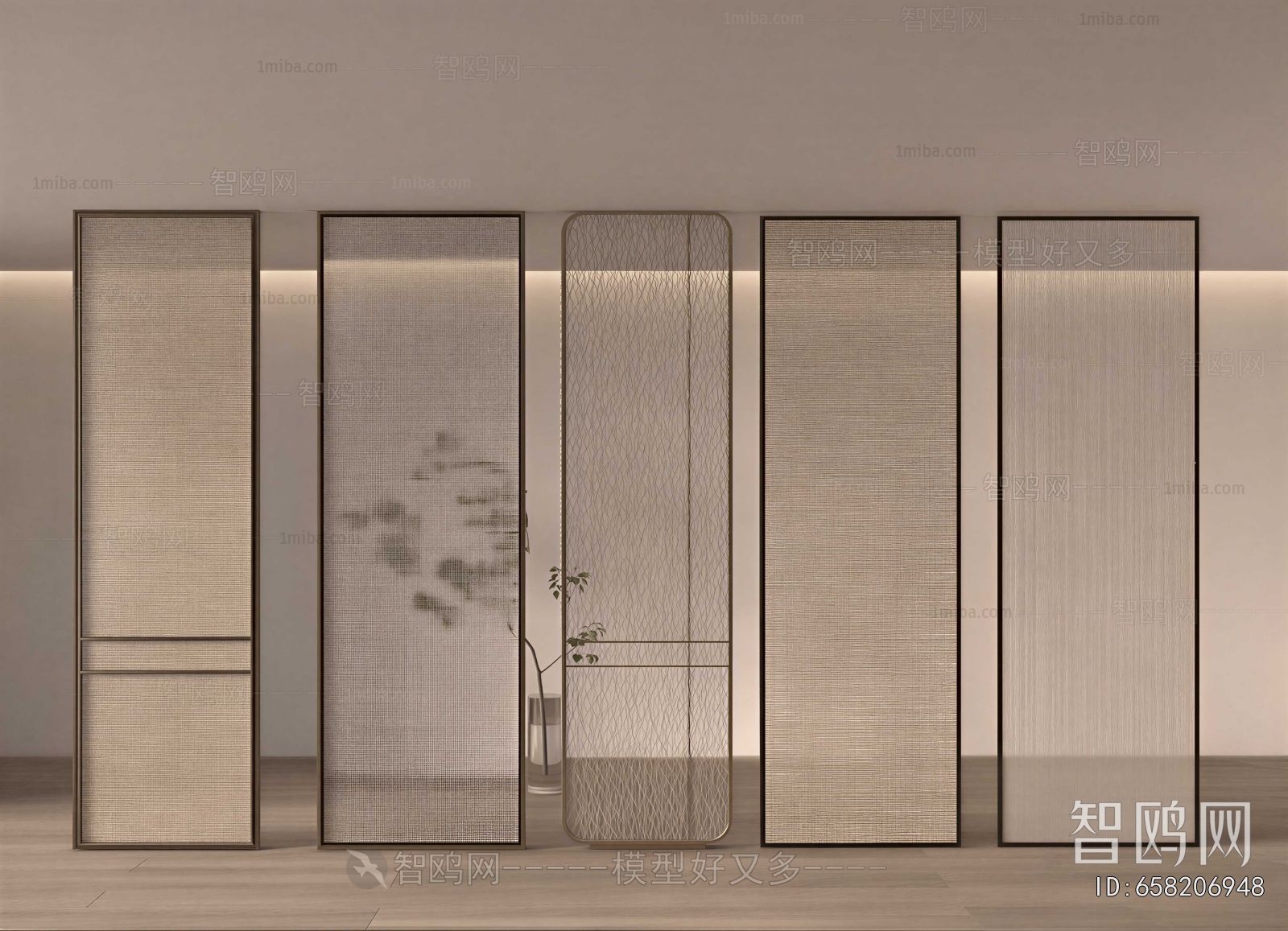Modern Glass Screen Partition