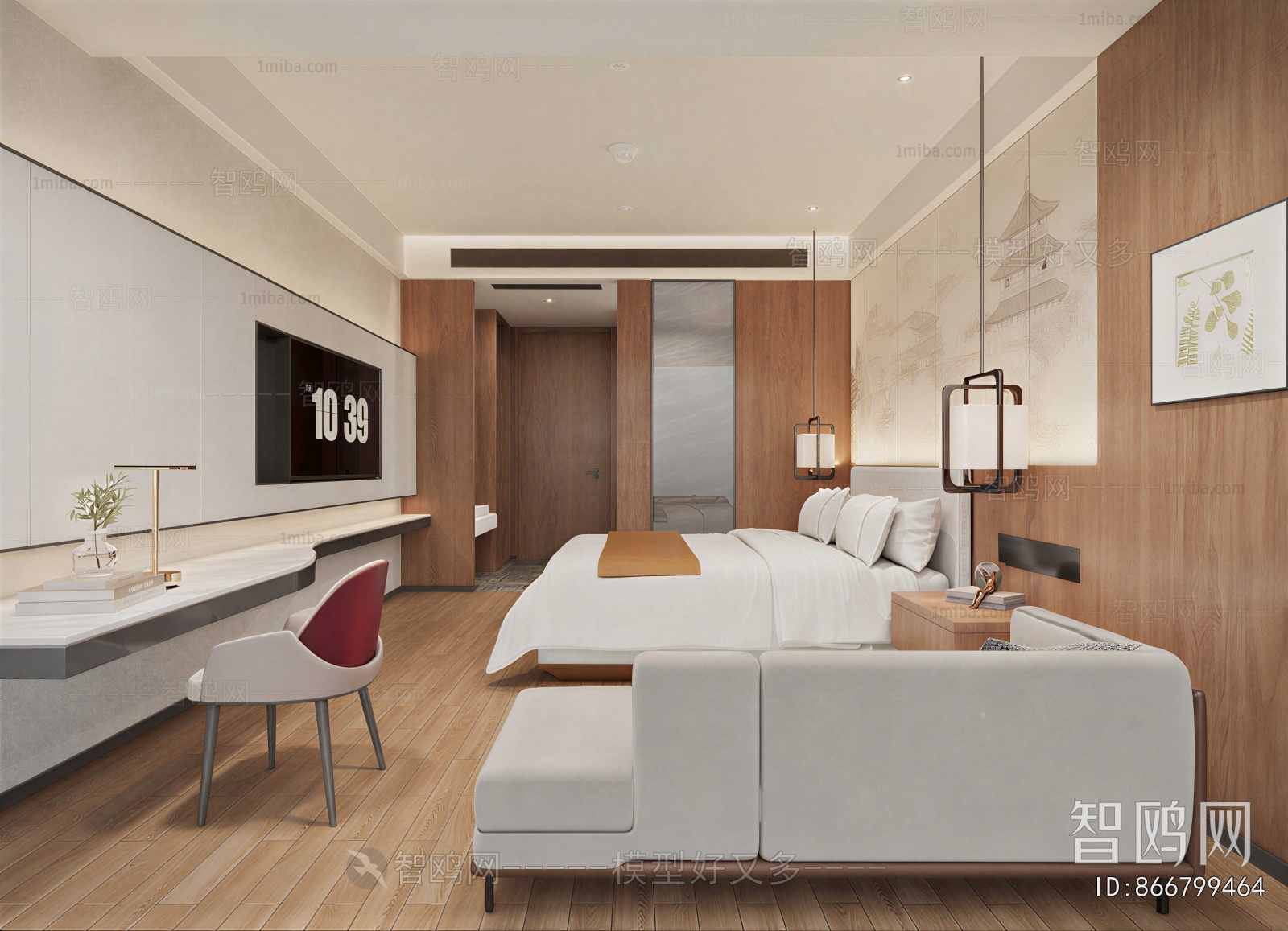 New Chinese Style Guest Room