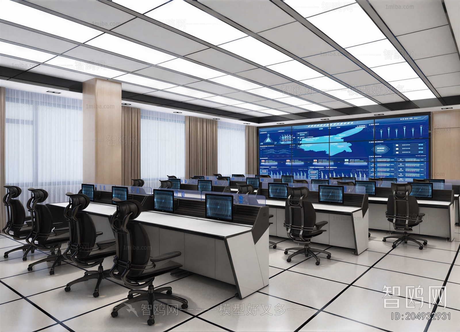 Modern Monitor Room