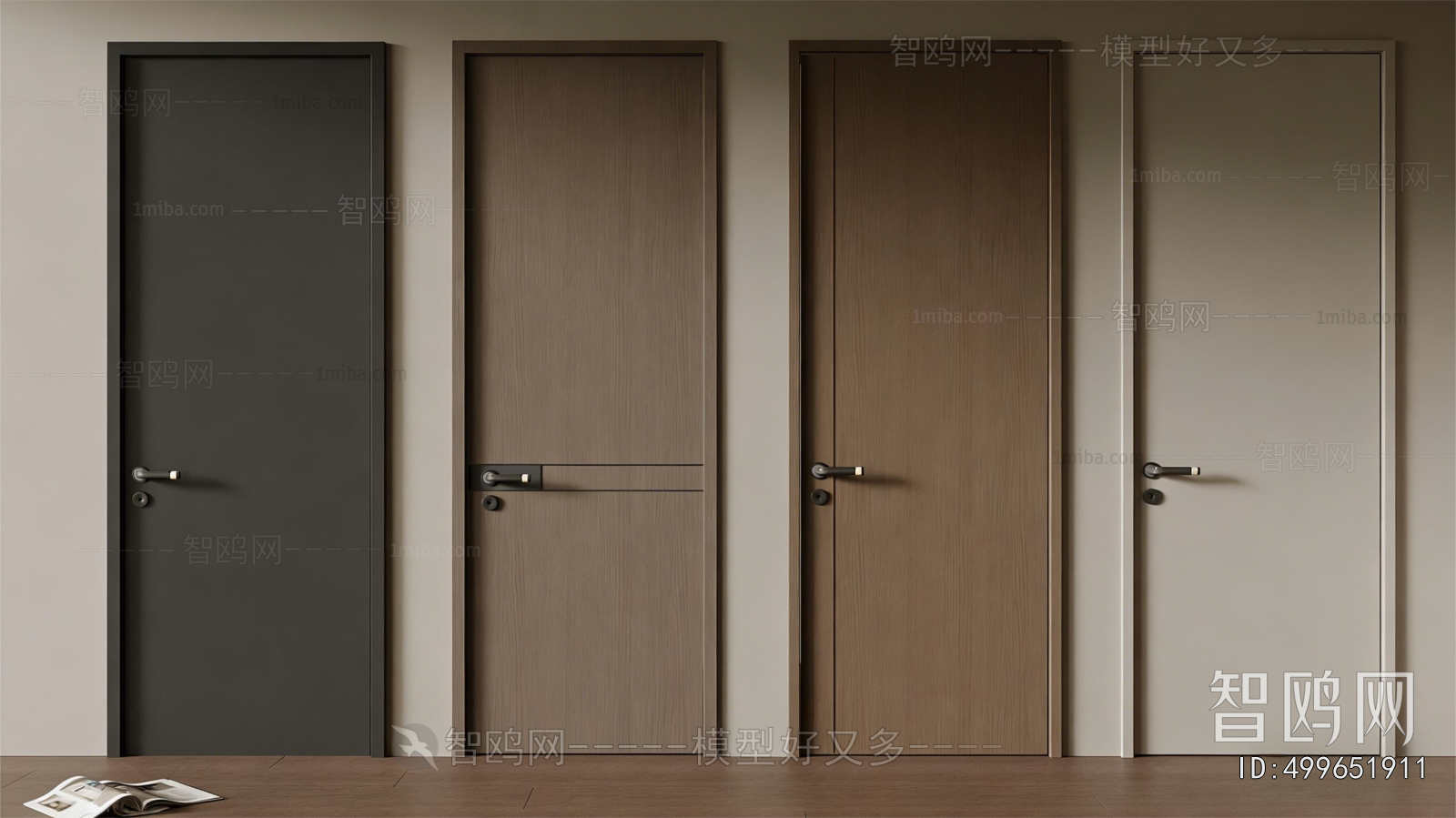 Modern Single Door
