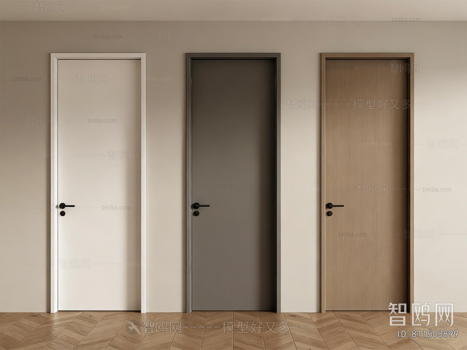Modern Single Door