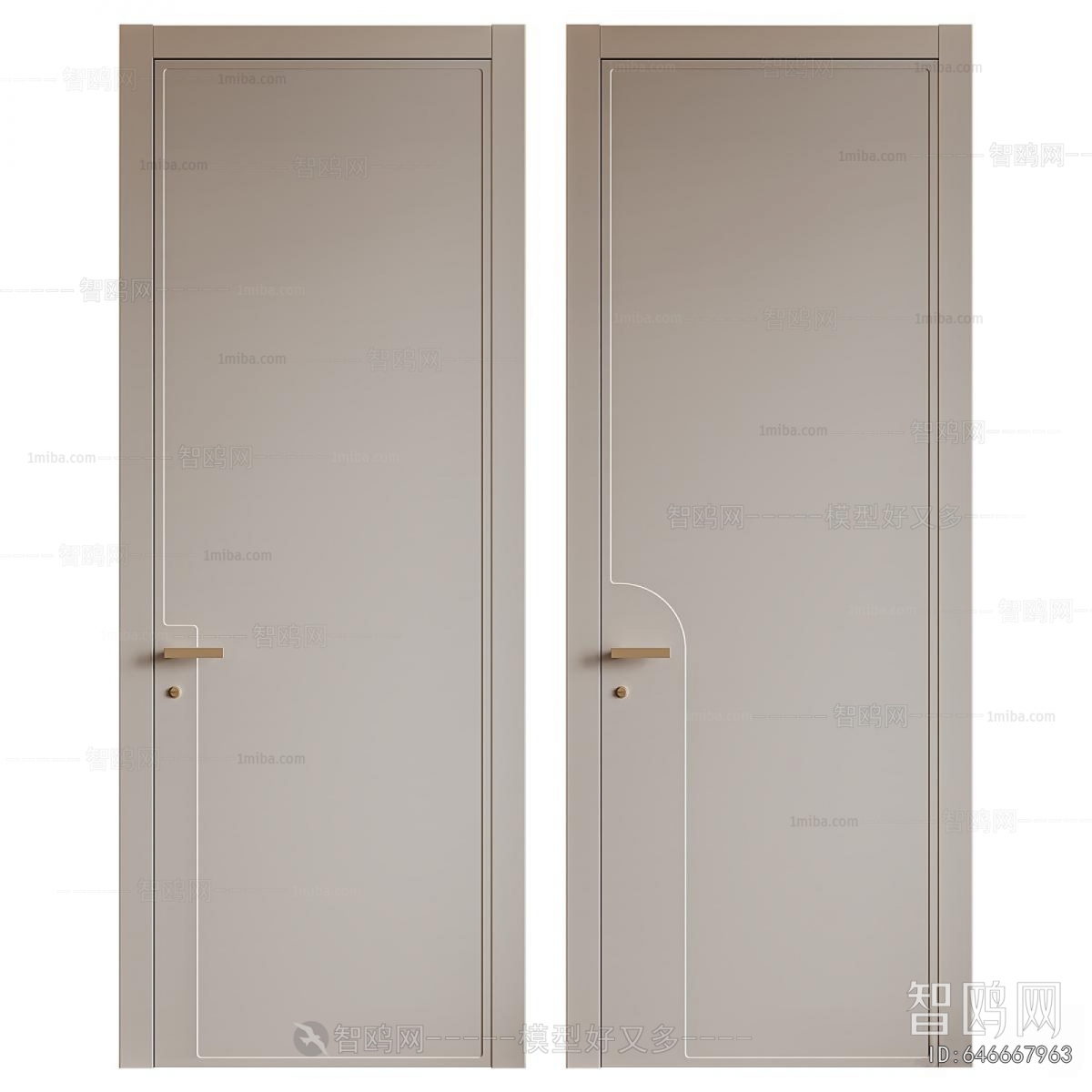 Modern Single Door