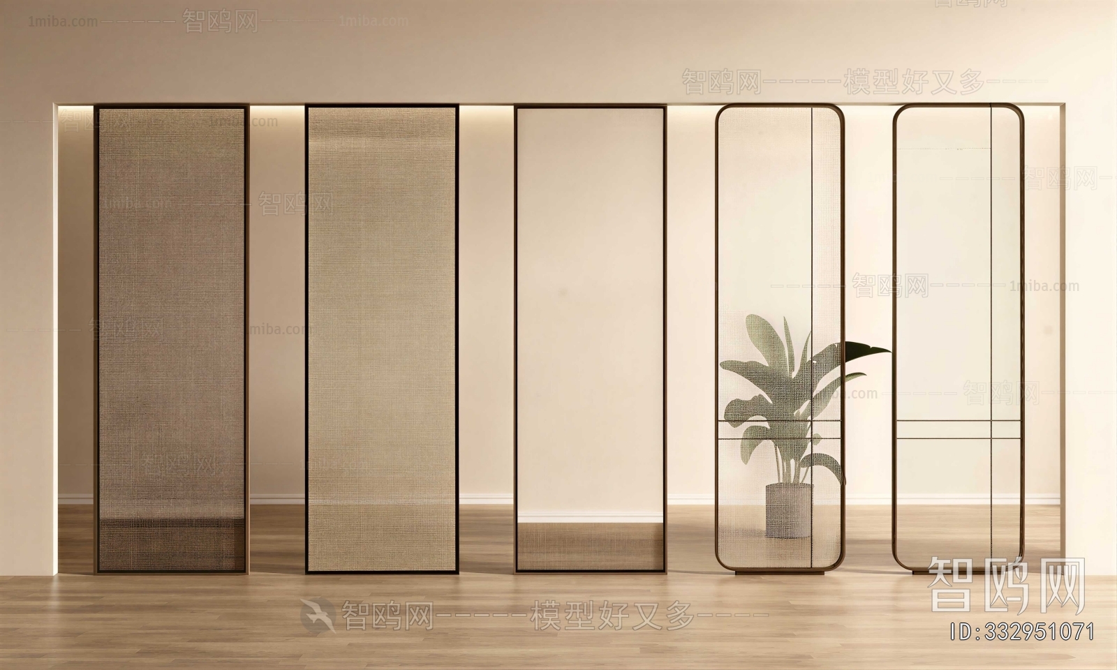 Modern Glass Screen Partition