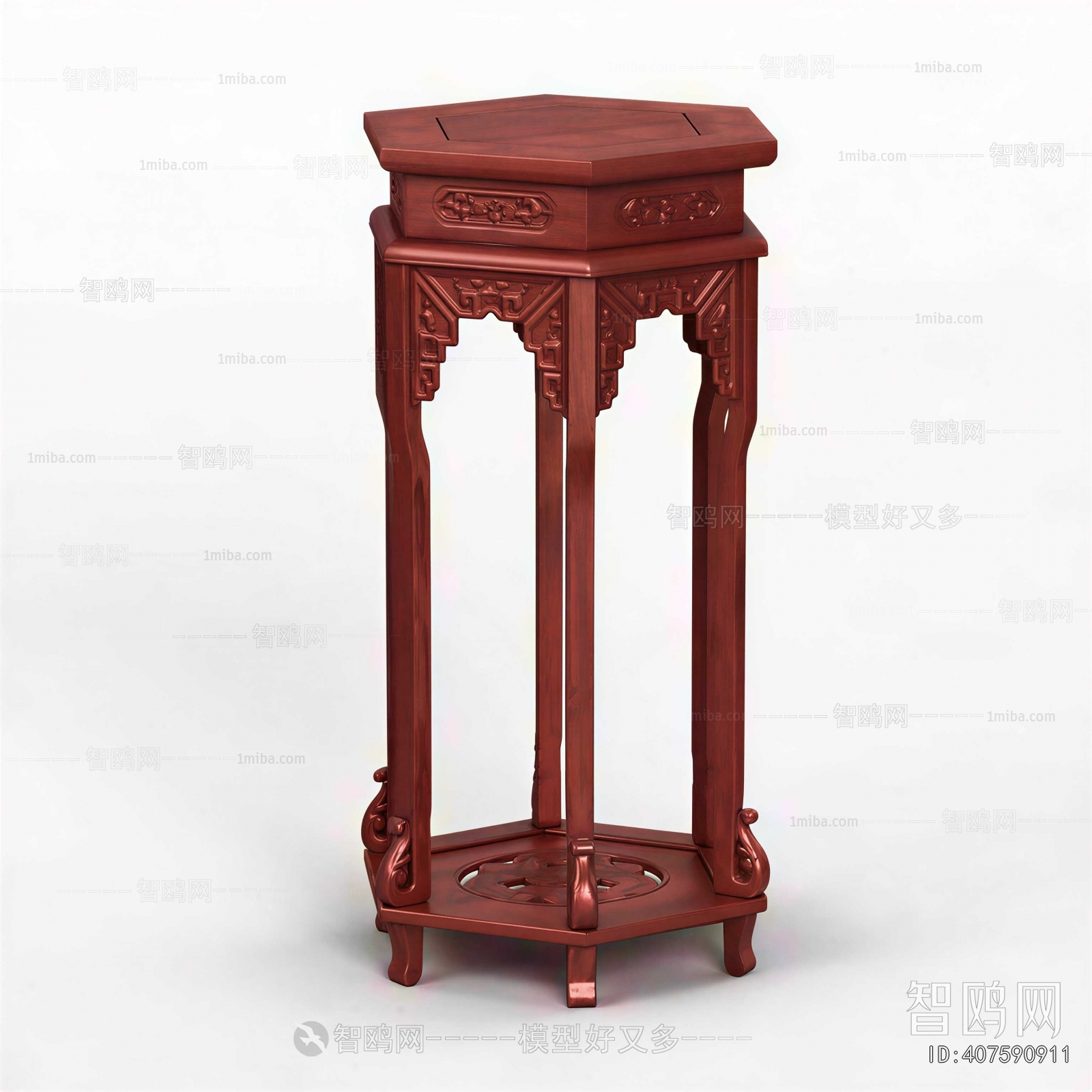 Chinese Style Flower Rack