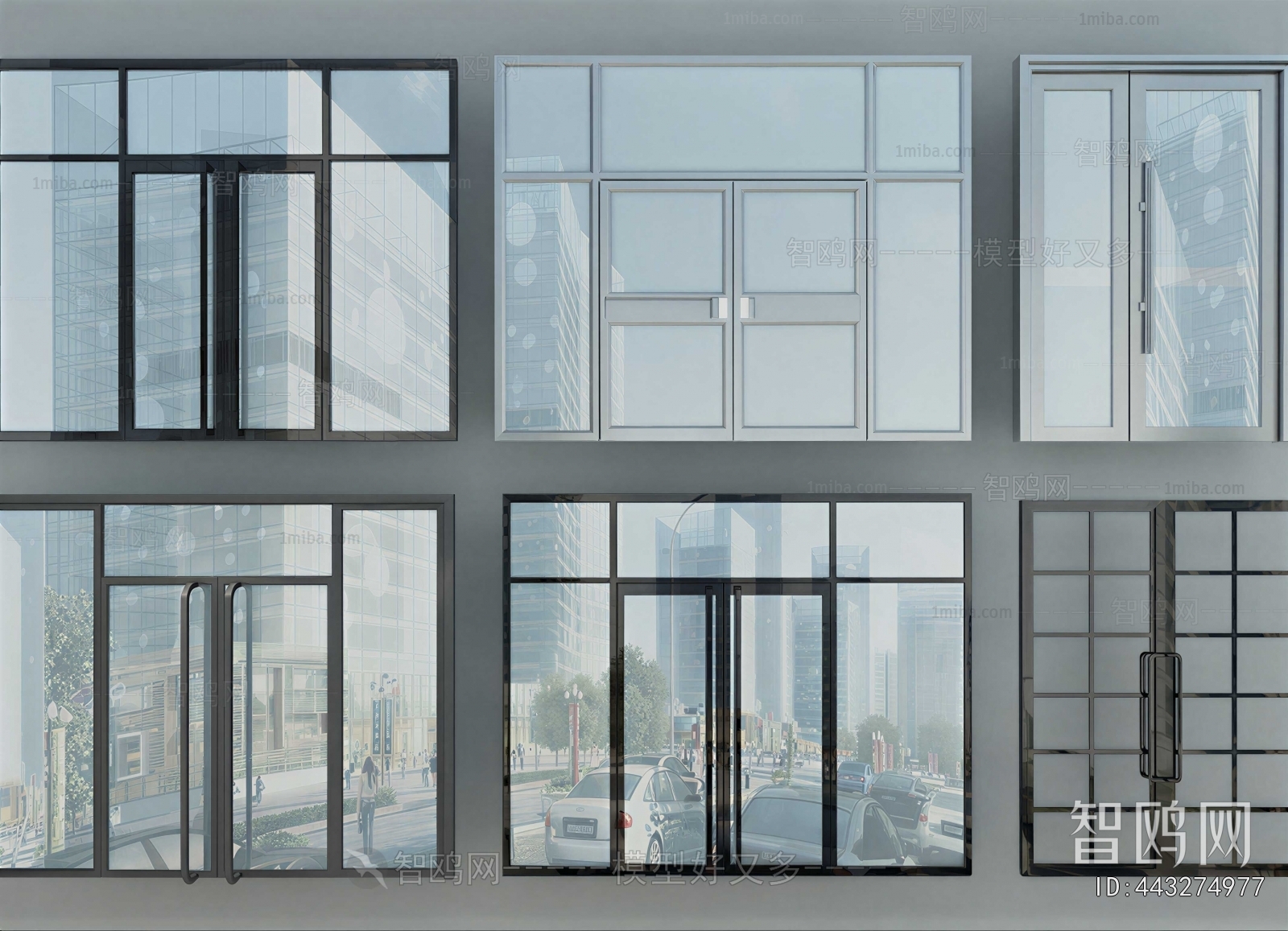 Modern Double Door
