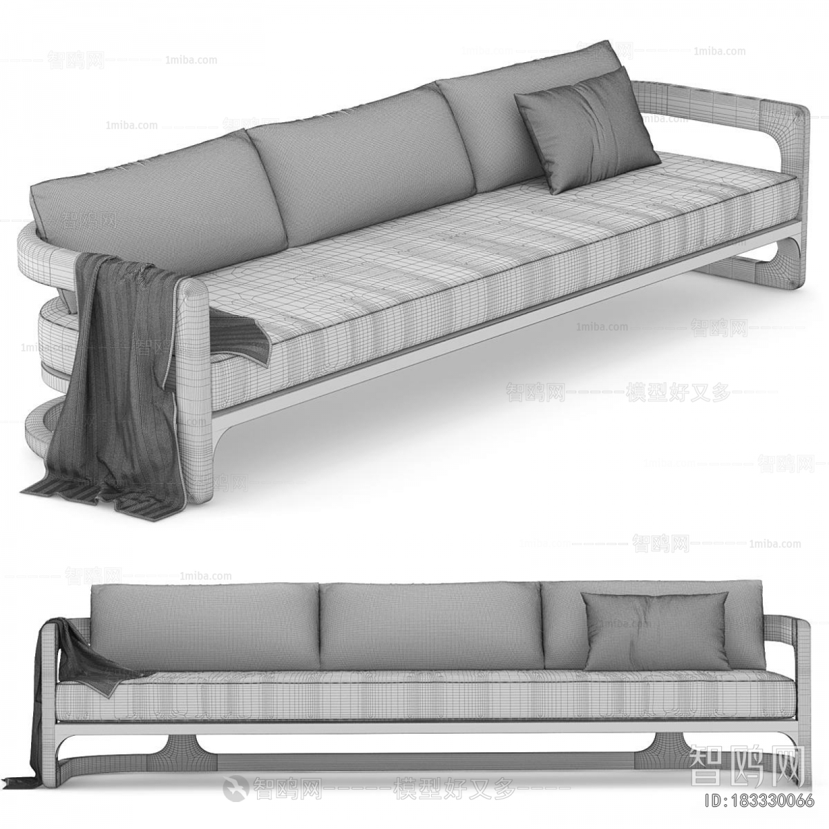 Modern Three-seat Sofa