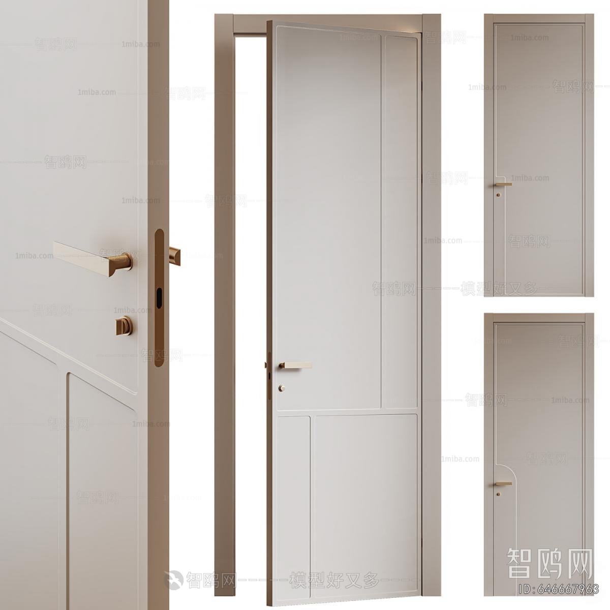 Modern Single Door