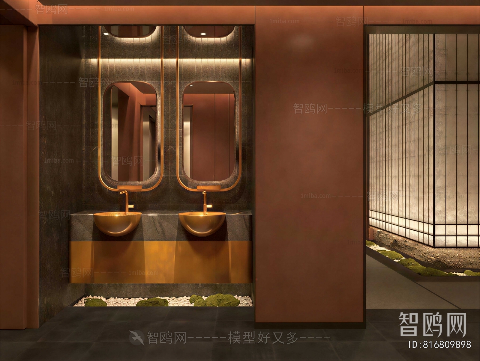 New Chinese Style Public Toilet