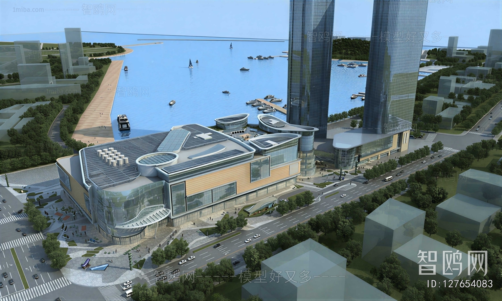 Modern Appearance Of Commercial Building