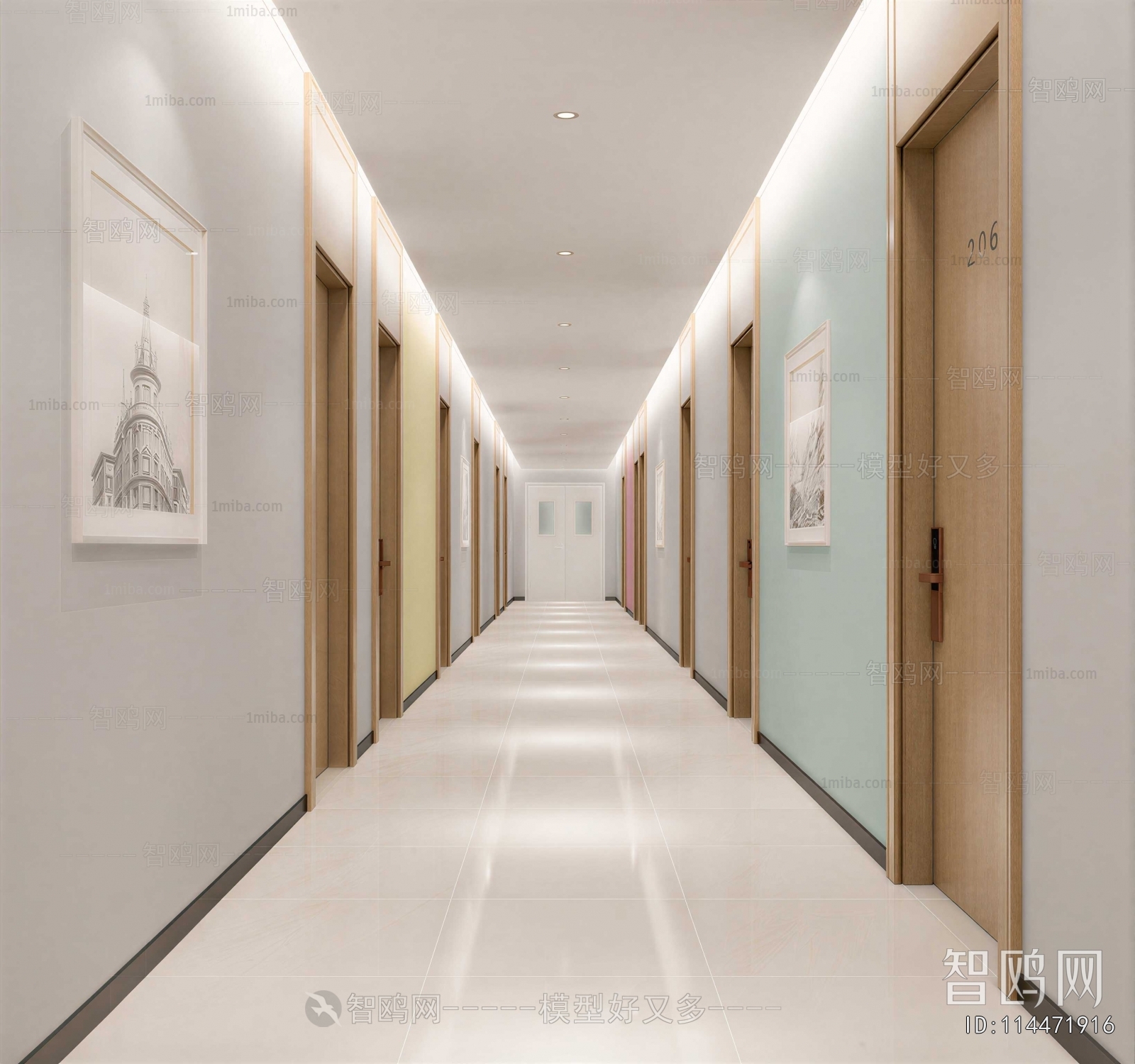 Modern Office Aisle