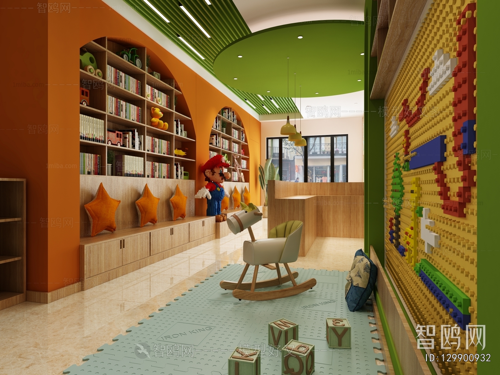 Modern Children's Room Activity Room