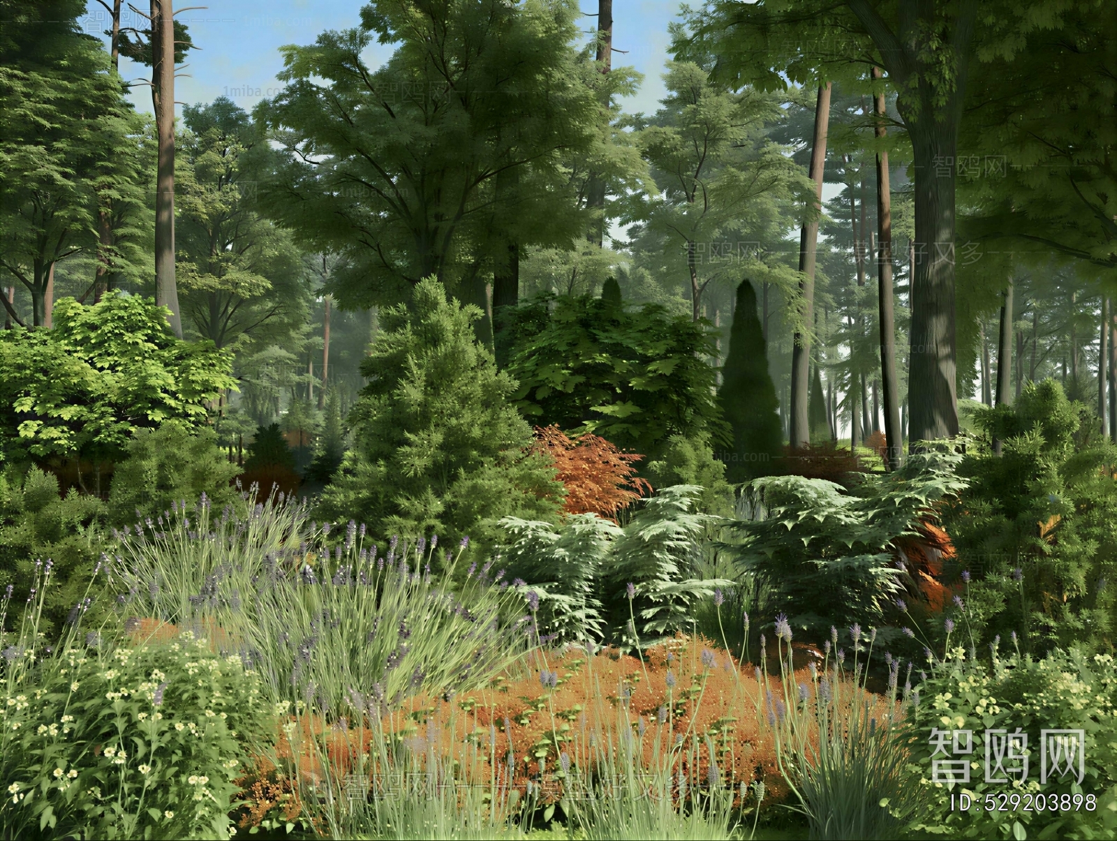 Modern Park Landscape