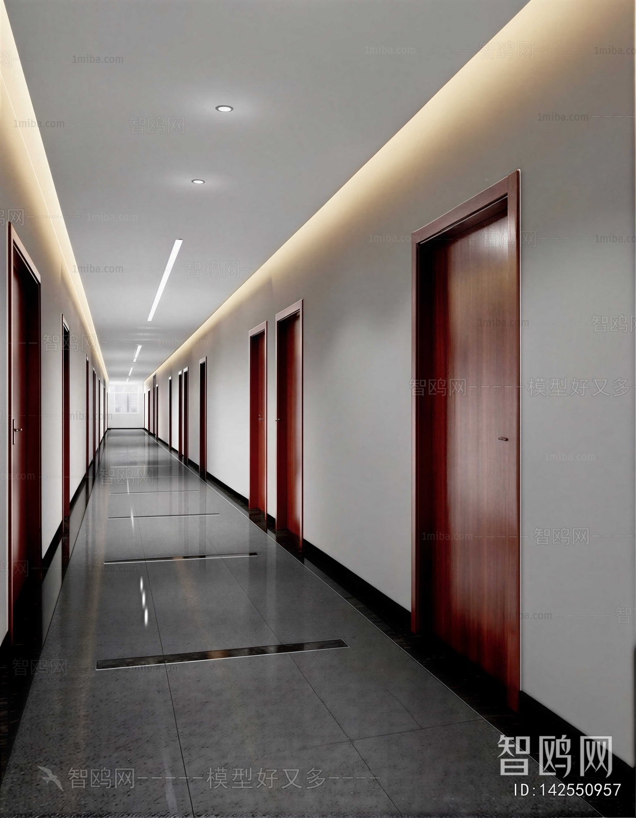 Modern Office Aisle