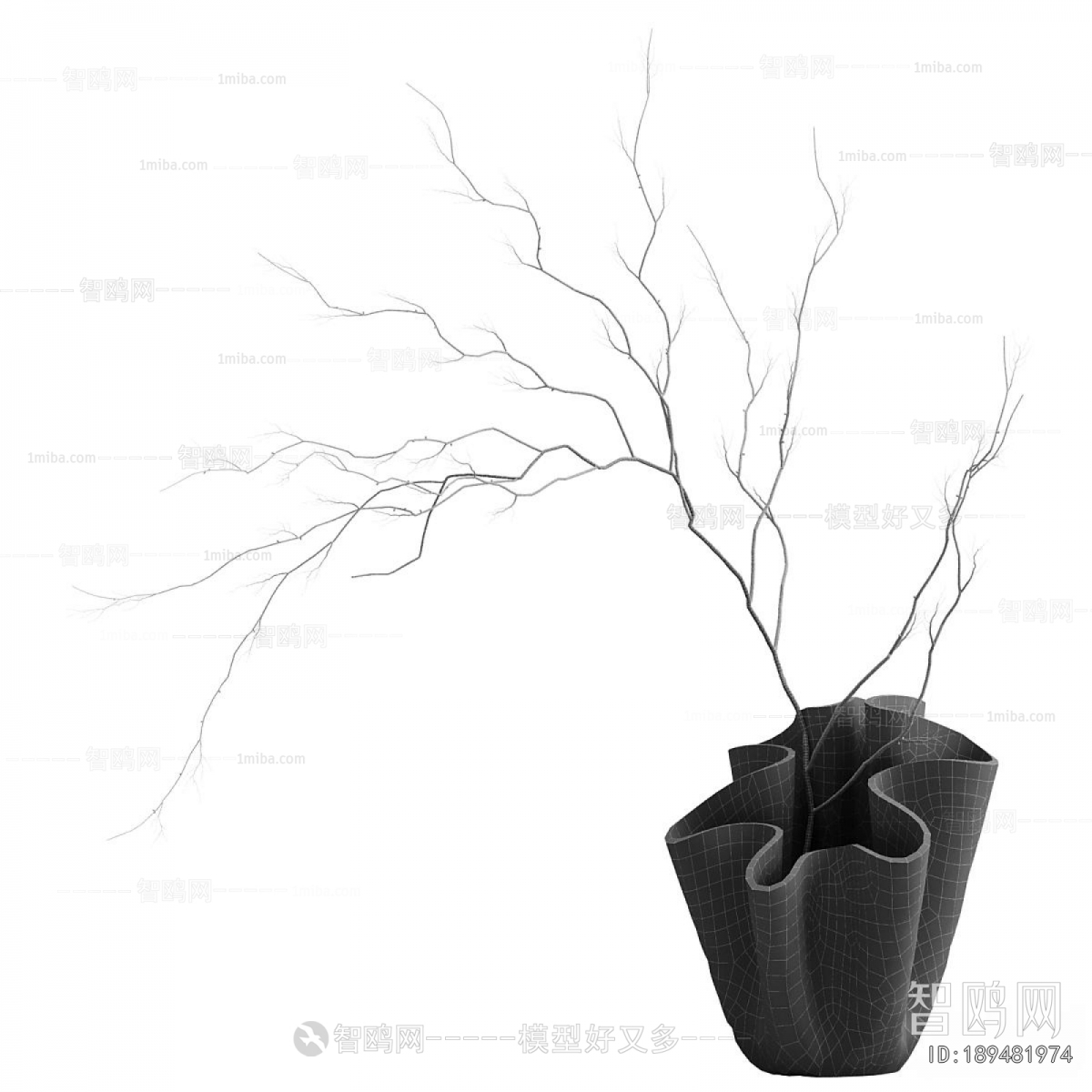 Modern Dried Branch