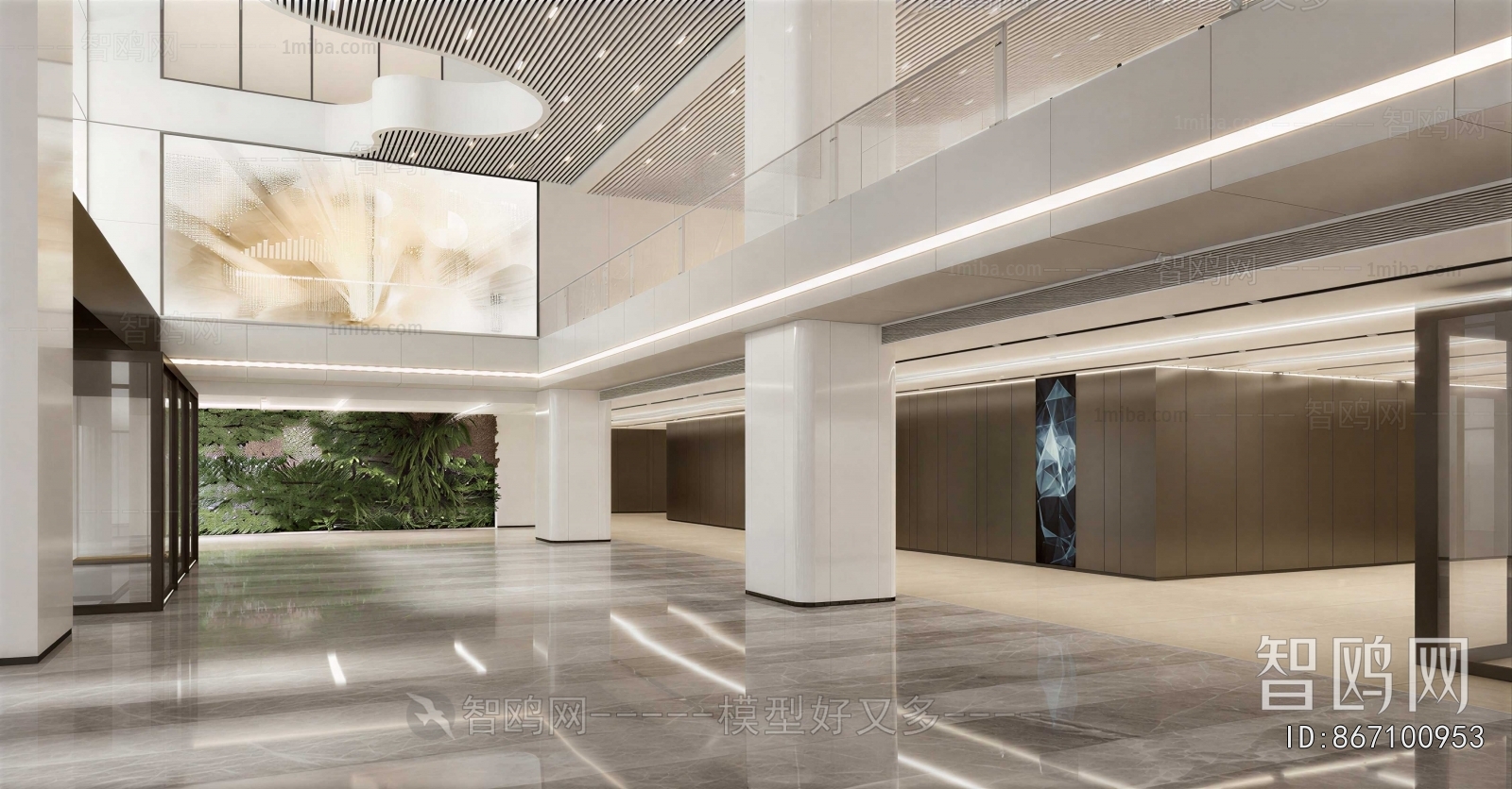 Modern Office Reception Desk