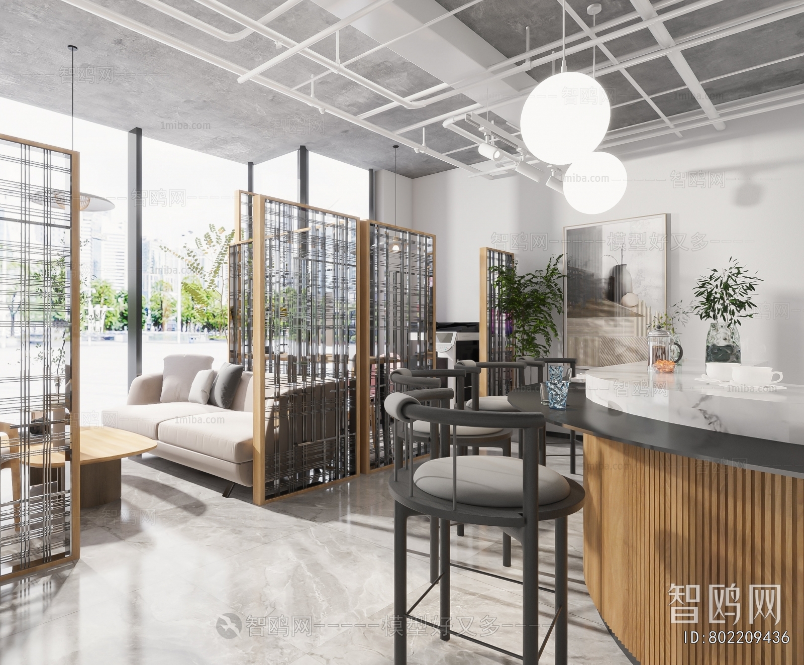 Industrial Style Cafe