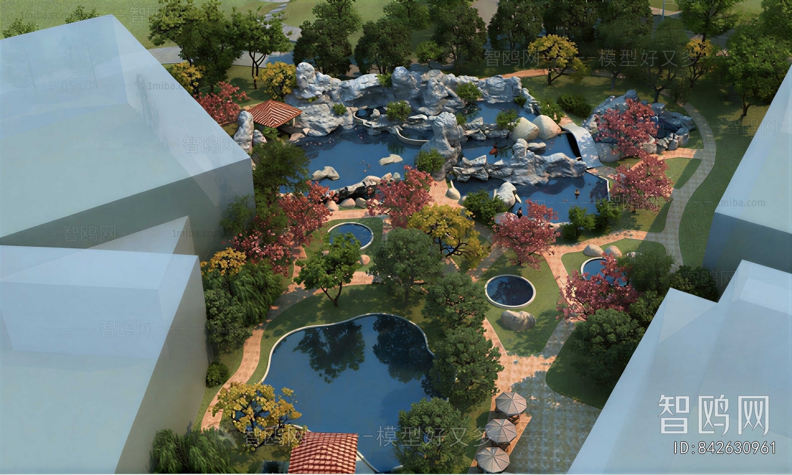 New Chinese Style Courtyard/landscape