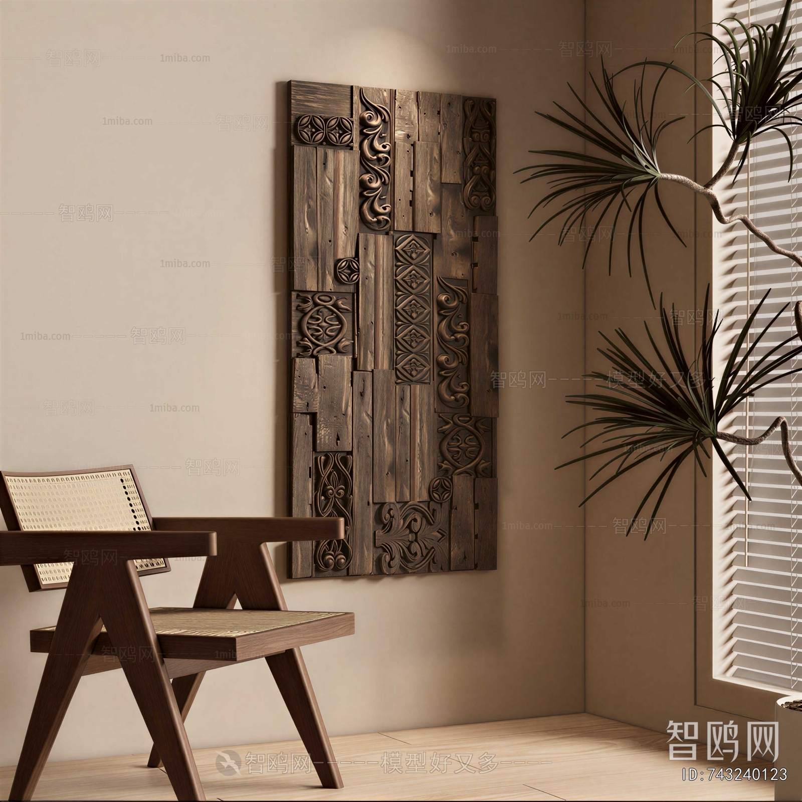 Wabi-sabi Style Wall Decoration