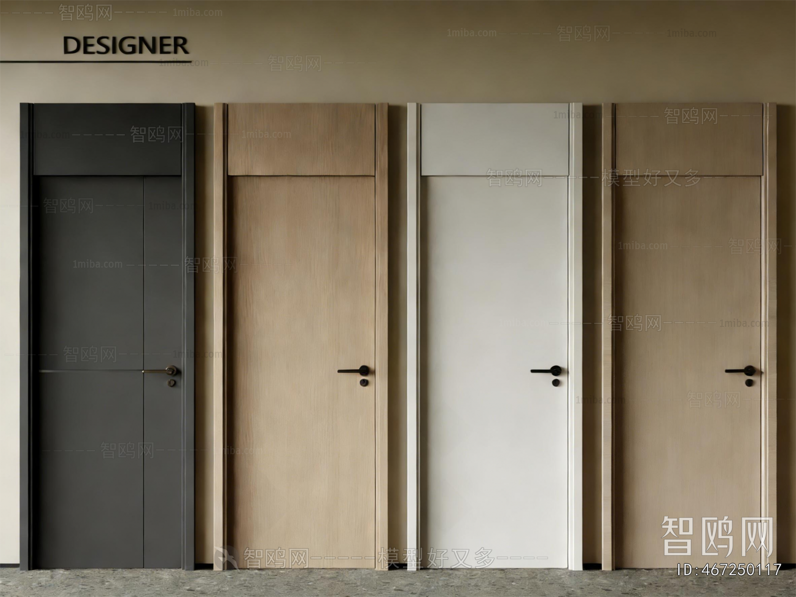 Modern Single Door